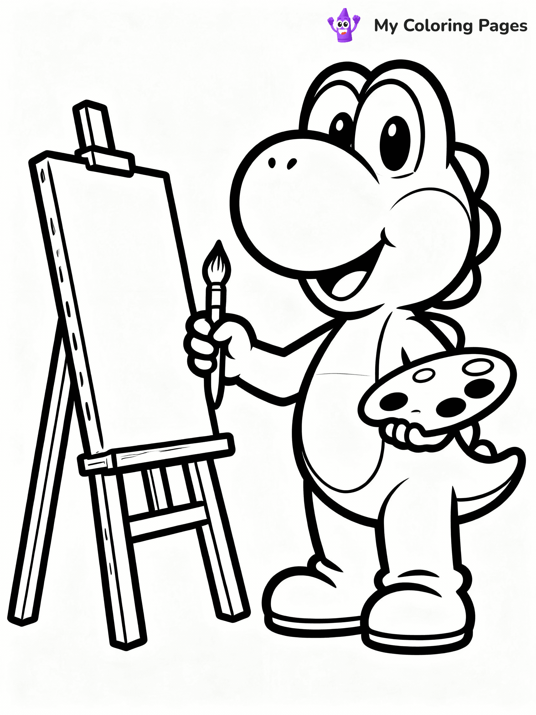 Yoshi Coloring Pages - 15