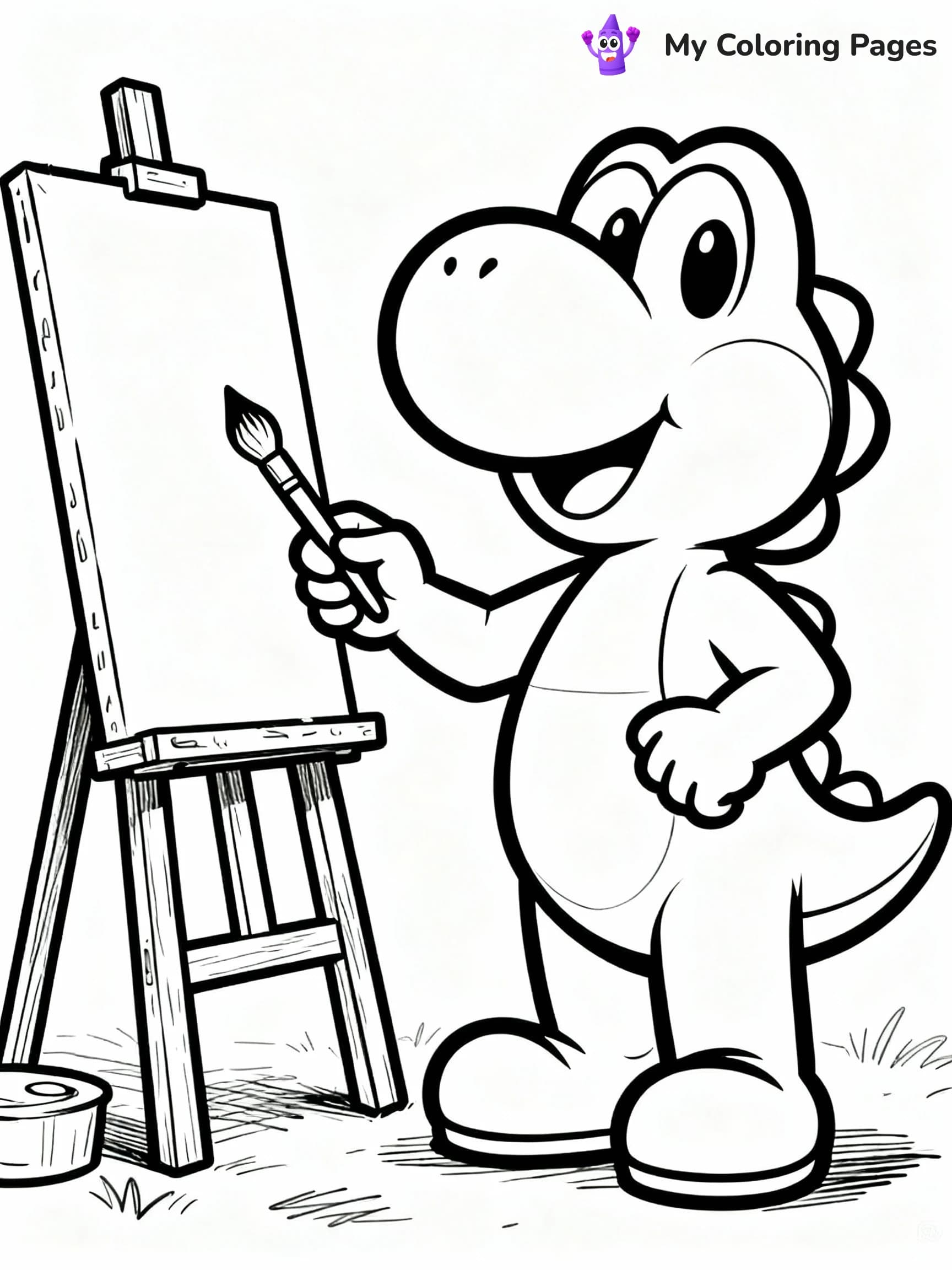 Yoshi Coloring Pages - 14