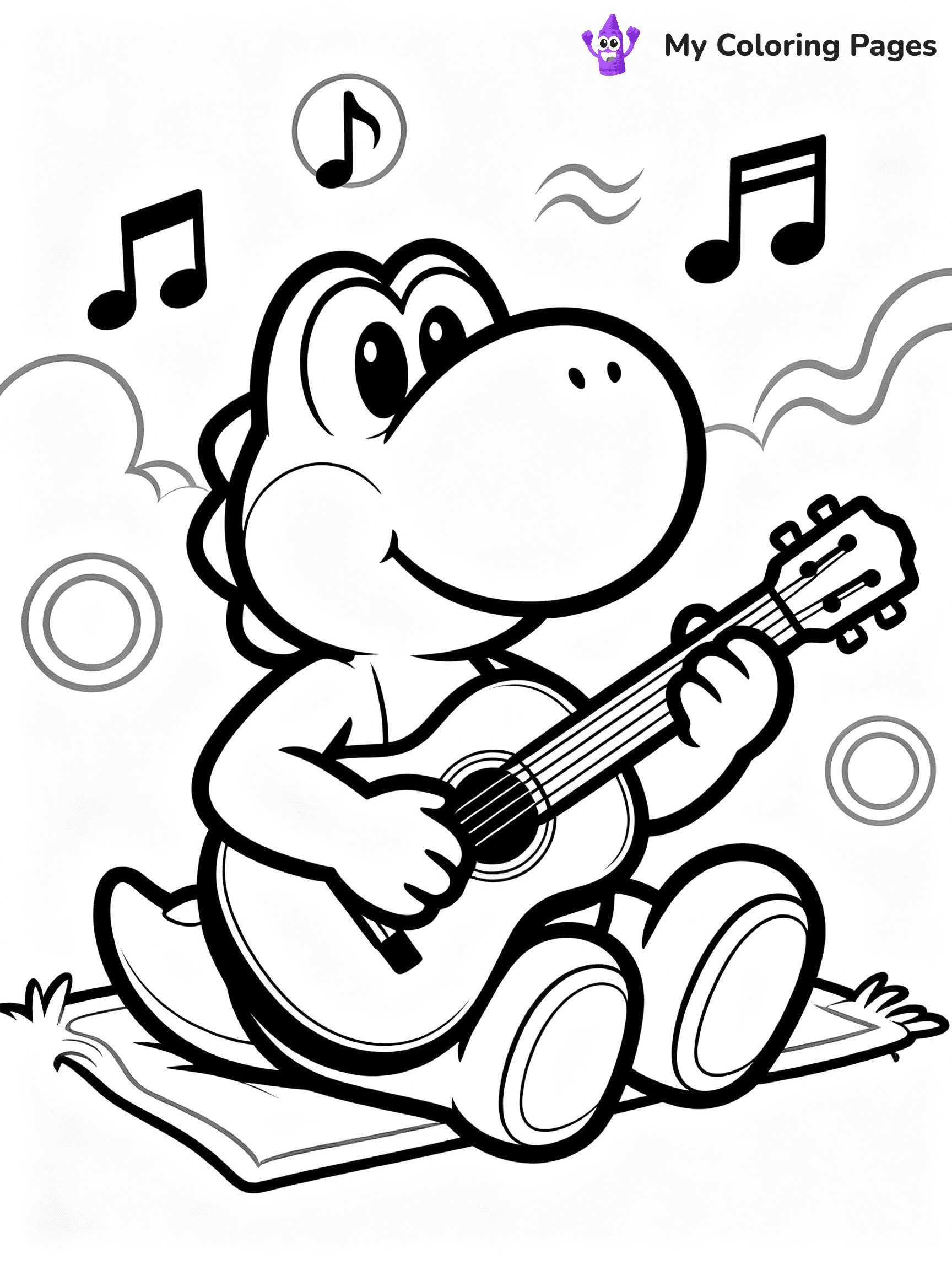 Yoshi Coloring Pages - 13