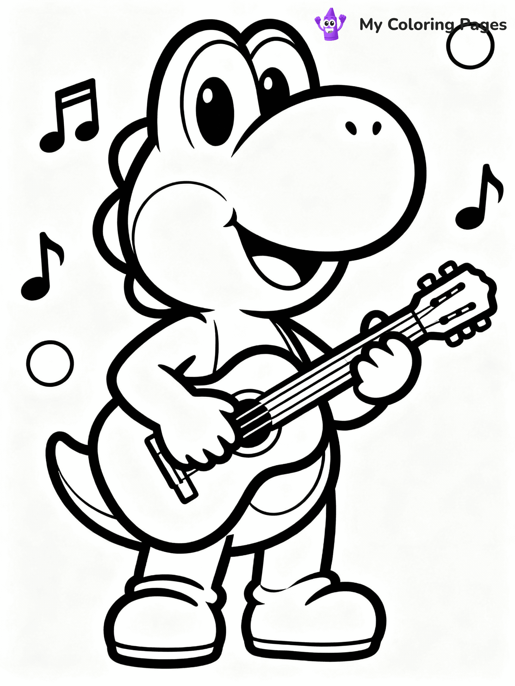 Yoshi Coloring Pages - 12
