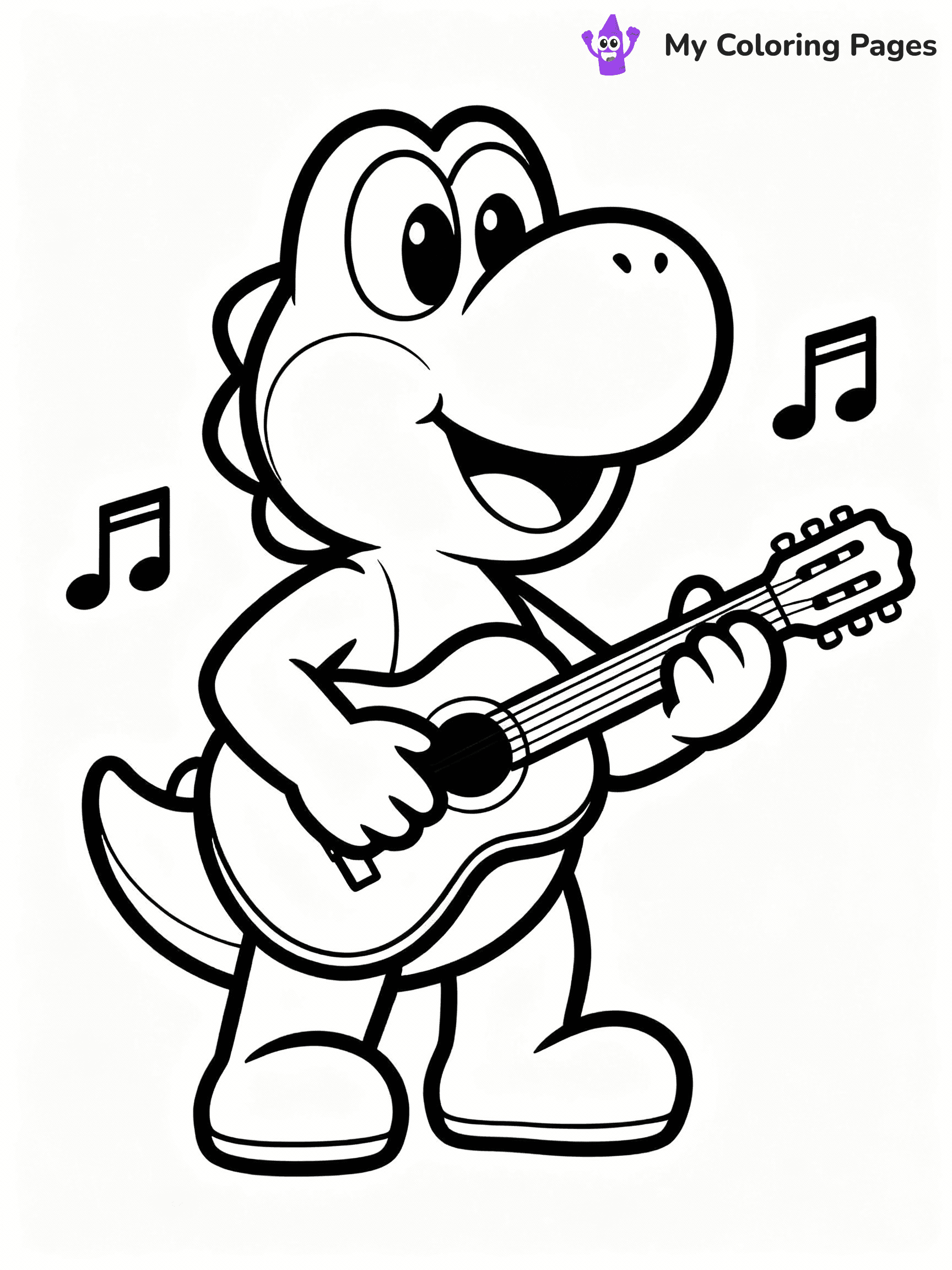 Yoshi Coloring Pages - 11