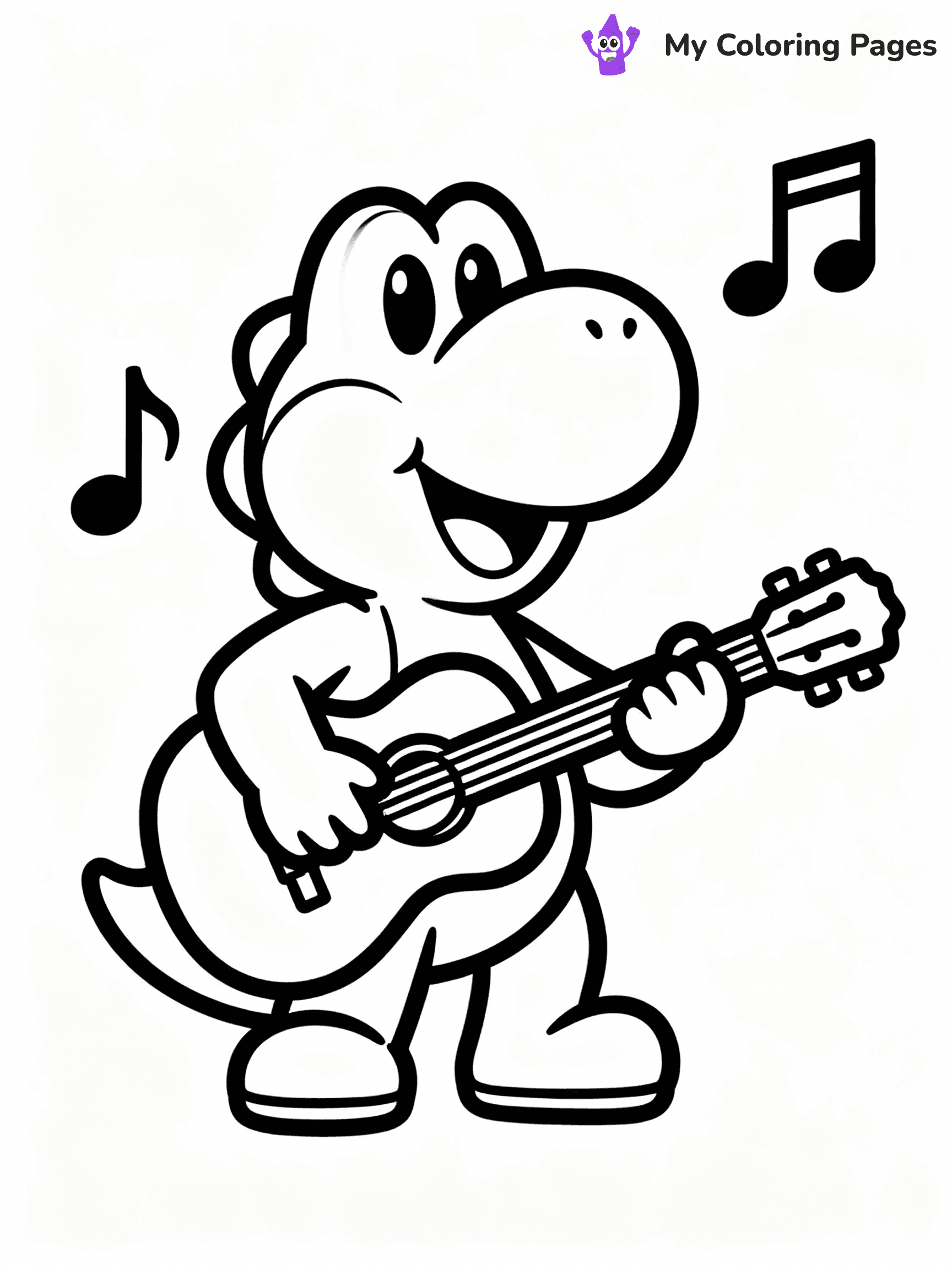 Yoshi Coloring Pages - 10