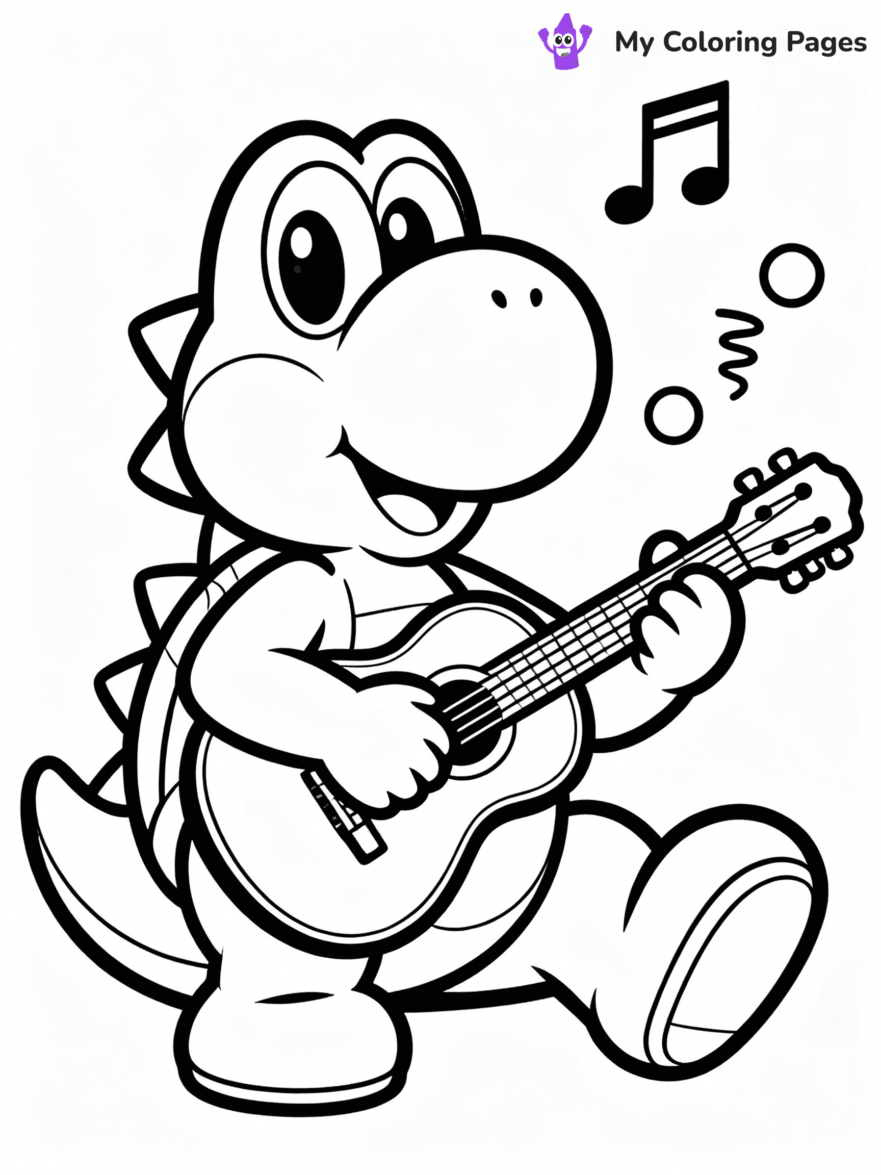 Yoshi Coloring Pages - 9
