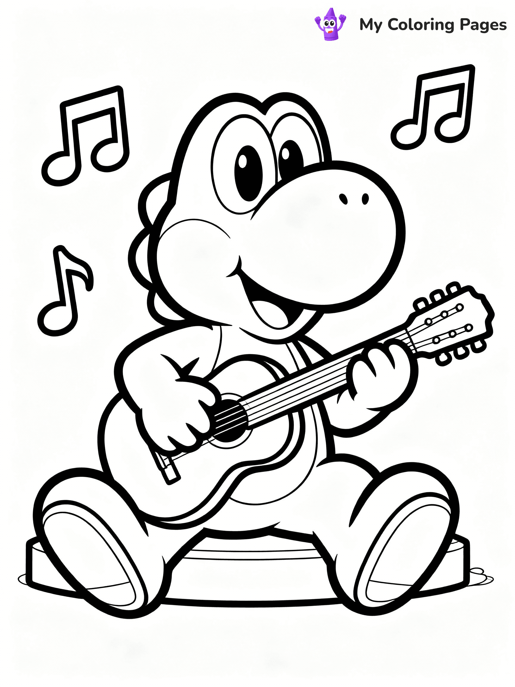 Yoshi Coloring Pages - 8