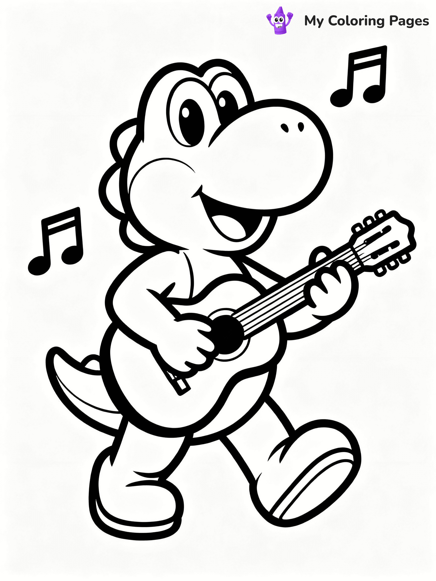 Yoshi Coloring Pages - 7