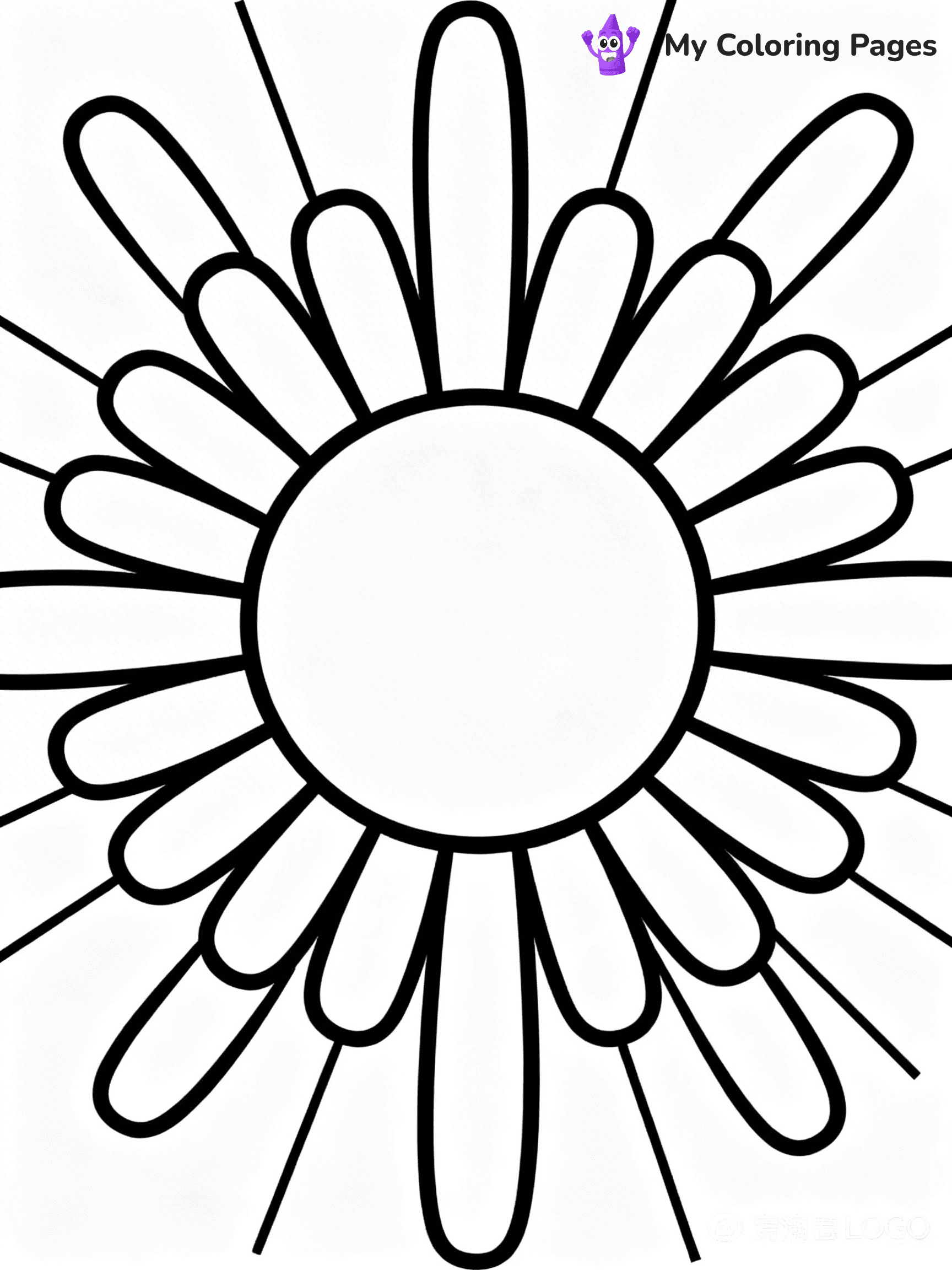 Simple Easy Mandala Coloring Pages - 29