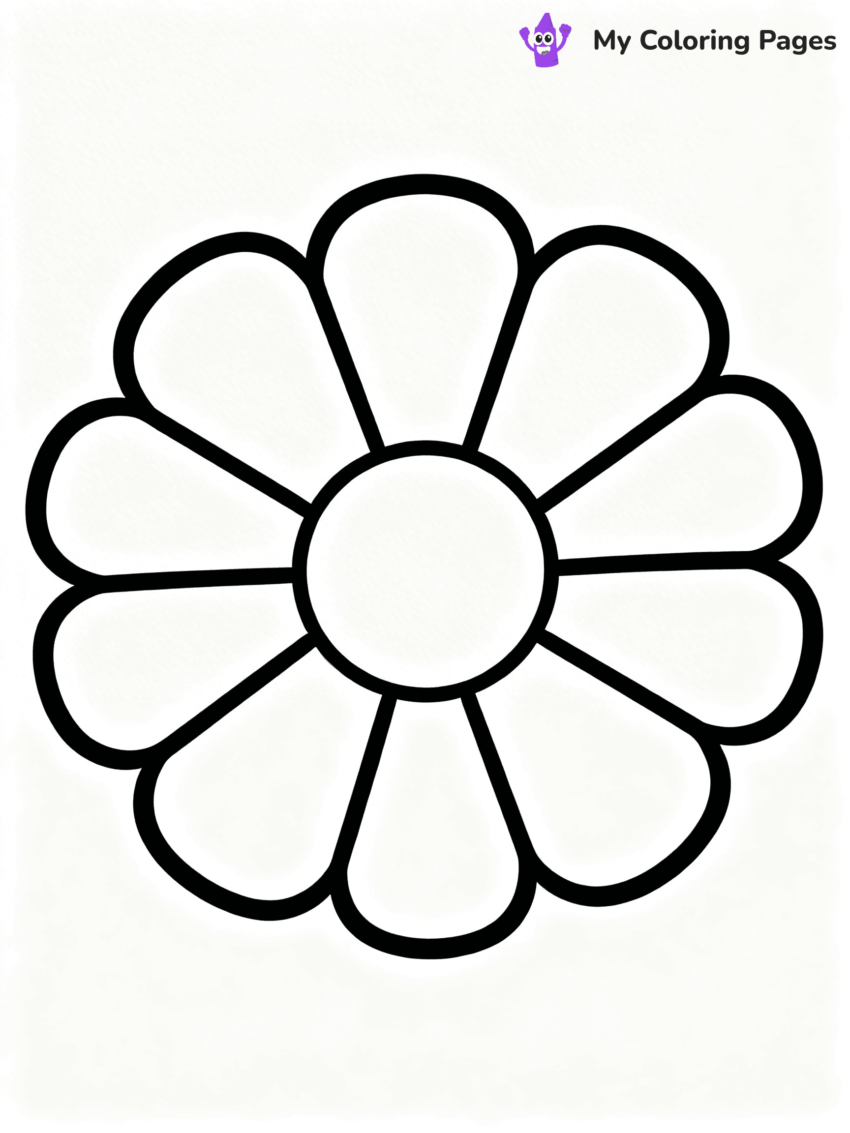 Simple Easy Mandala Coloring Pages - 3