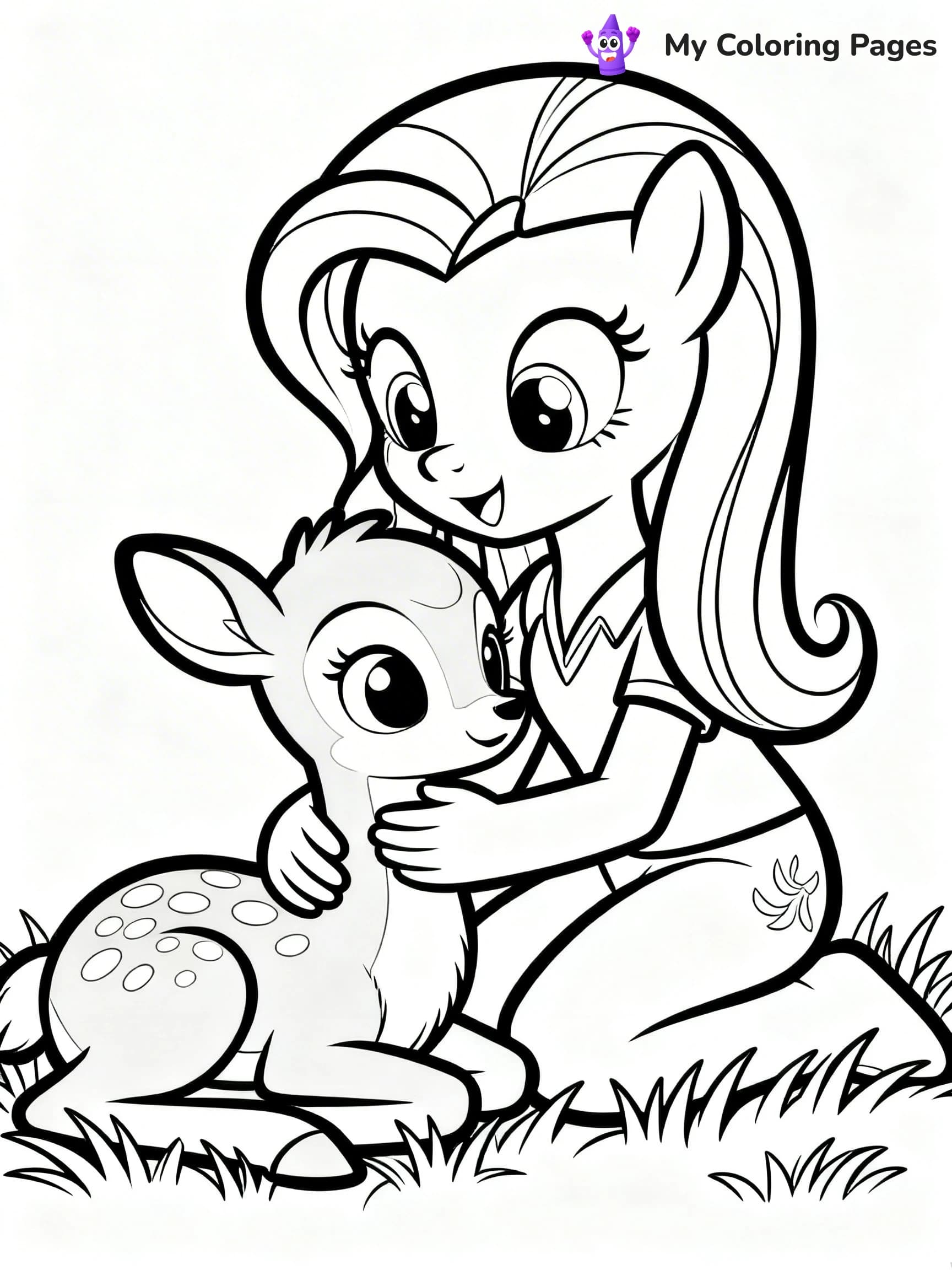 Fluttershy Coloring Pages - 10