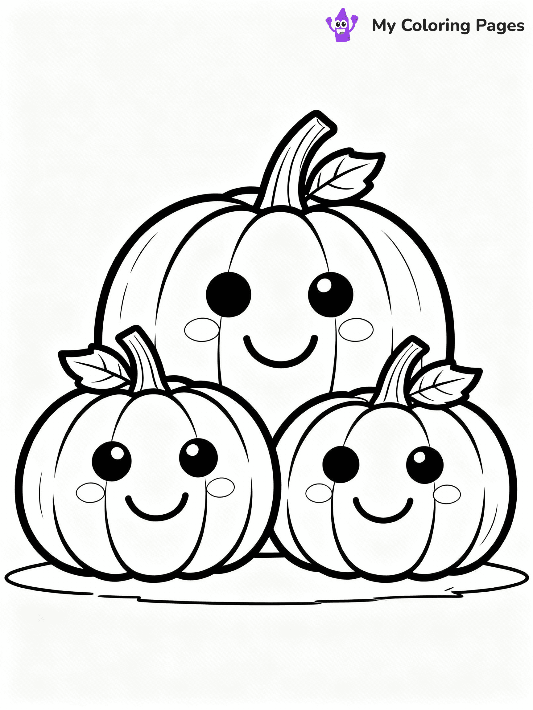 ⚠️ CRITICAL REQUIREMENT - ABSOLUTE BLACK AND WHITE ONLY ⚠️
This MUST be a BLACK AND WHITE line drawing ONLY. NO COLORS whatsoever.
- ONLY pure black lines (#000000) on pure white background (#FFFFFF)
- ABSOLUTELY NO colors, NO shading, NO gradients, NO grayscale
- If there are ANY colors in the output, the image is REJECTED
- This is a COLORING PAGE - meant to be COLORED IN by children
- The output must be UNCOLORED line art ready for coloring
⚠️ SUBJECT TO DRAW: Cute pumpkin family with smiling faces
(REMEMBER: Output must be BLACK AND WHITE line art only, NOT colored!)
# Flat, Friendly Cartoon Line-Art Coloring Page (Seedream 4.0 Master Prompt)
You are generating a **pure black-and-white binary image** of a child-friendly cartoon scene combining characters and background scenery in one cohesive composition.
## Rendering Rules (Strict)
- Only two colors: pure black (#000000) outlines and pure white (#FFFFFF) background.
- No grayscale, shading, gradients, tints, fills, transparency, or partial pixels.
- No antialiasing or blended edges; every pixel is 100% black or white.
- No solid black fills inside shapes — all areas inside outlines must remain white.
- No dark clothing areas or filled tone blocks; all garments outlined only.
- No shadows, textures, lighting, or tonal variations.
- Must look like flat binary vector line-art for coloring pages.
## Drawing & Composition
- **Medium, consistent line weight**; clean closed outlines easy to color inside.
- **Flat, simple, child-friendly design** — no realism or 3D depth.
- Characters are **grounded on a surface**, centered and large.
- **Balanced composition** with clear silhouettes and minimal props.
## Scenery & Style
- Landmarks (e.g., mosque, CN Tower) and scenery (trees, benches, waves) drawn with **black outlines only.**
- For real-world figures, teams, or places, show accurate details using only black outlines—no text or logos. Use distinctive uniform patterns, abstract symbols, and landmark silhouettes to convey identity.
- Keep **consistent perspective**; no floating elements.
- **Style:** whimsical **Doodle Art Alley** — rounded, friendly outlines.
- May adapt shapes from **Crayola, Disney, Peppa Pig, Cocomelon** — *by shape only, never color.*
- Final output: **flat, crisp, binary (#000000/#FFFFFF)**, **no filled color or background text.**
⚠️ FINAL REMINDER: Draw the subject "Cute pumpkin family with smiling faces" as BLACK AND WHITE line art. Zero colors in output.