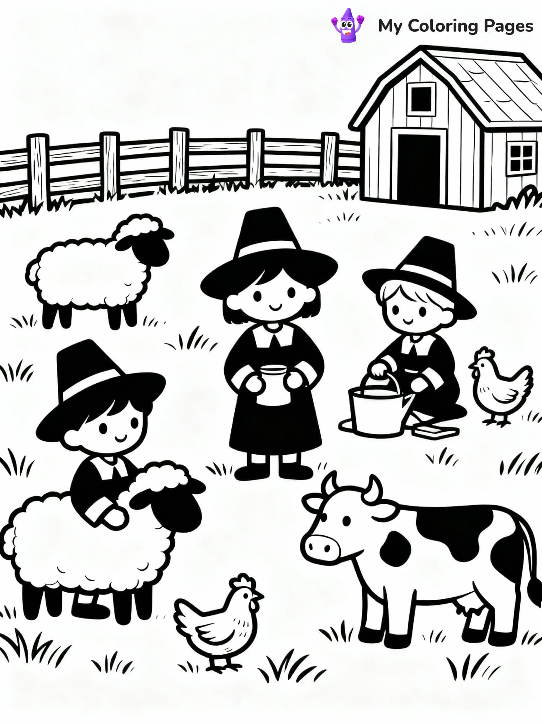 Thanksgiving Coloring Pages - 23