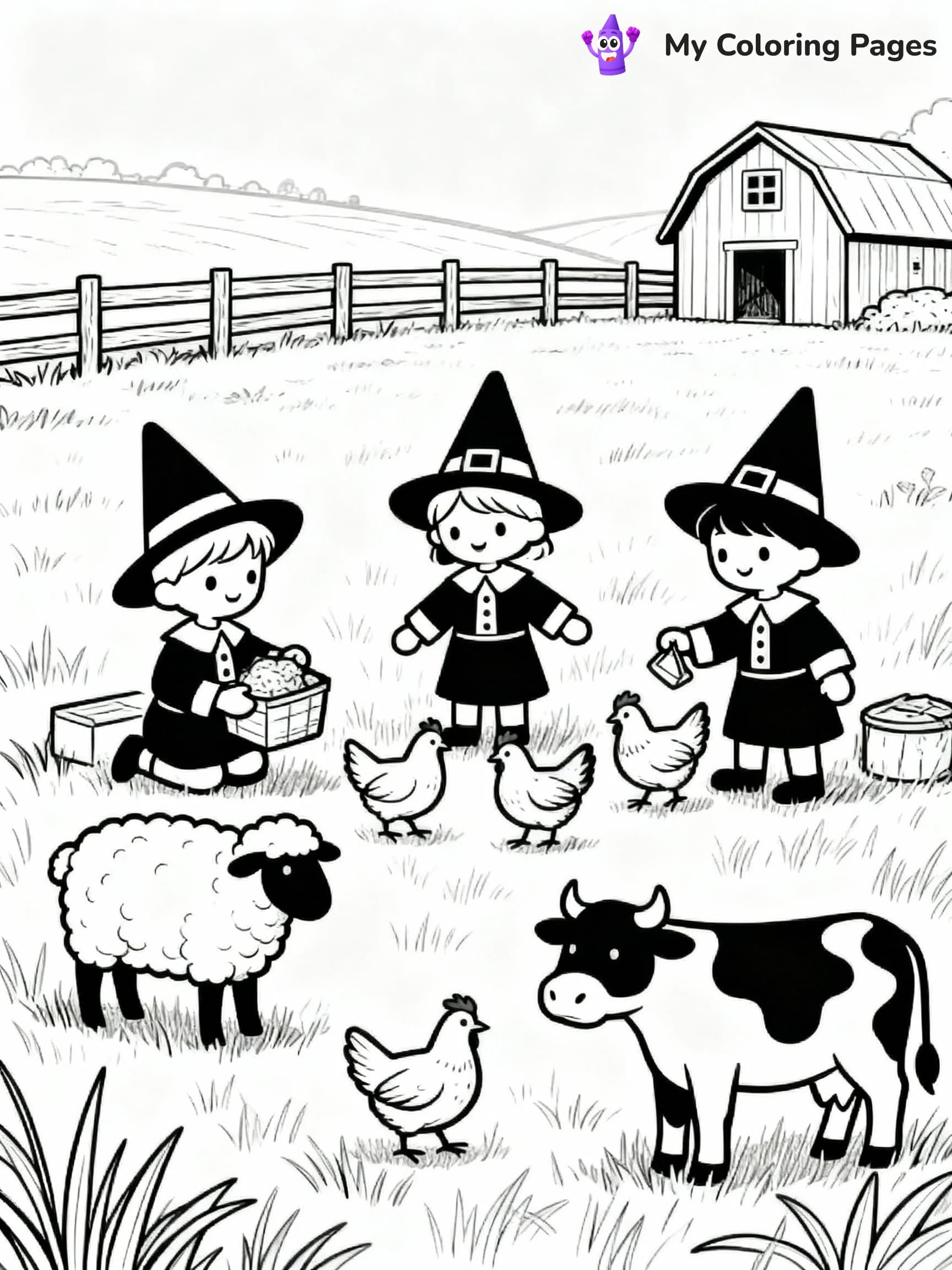Thanksgiving Coloring Pages - 22