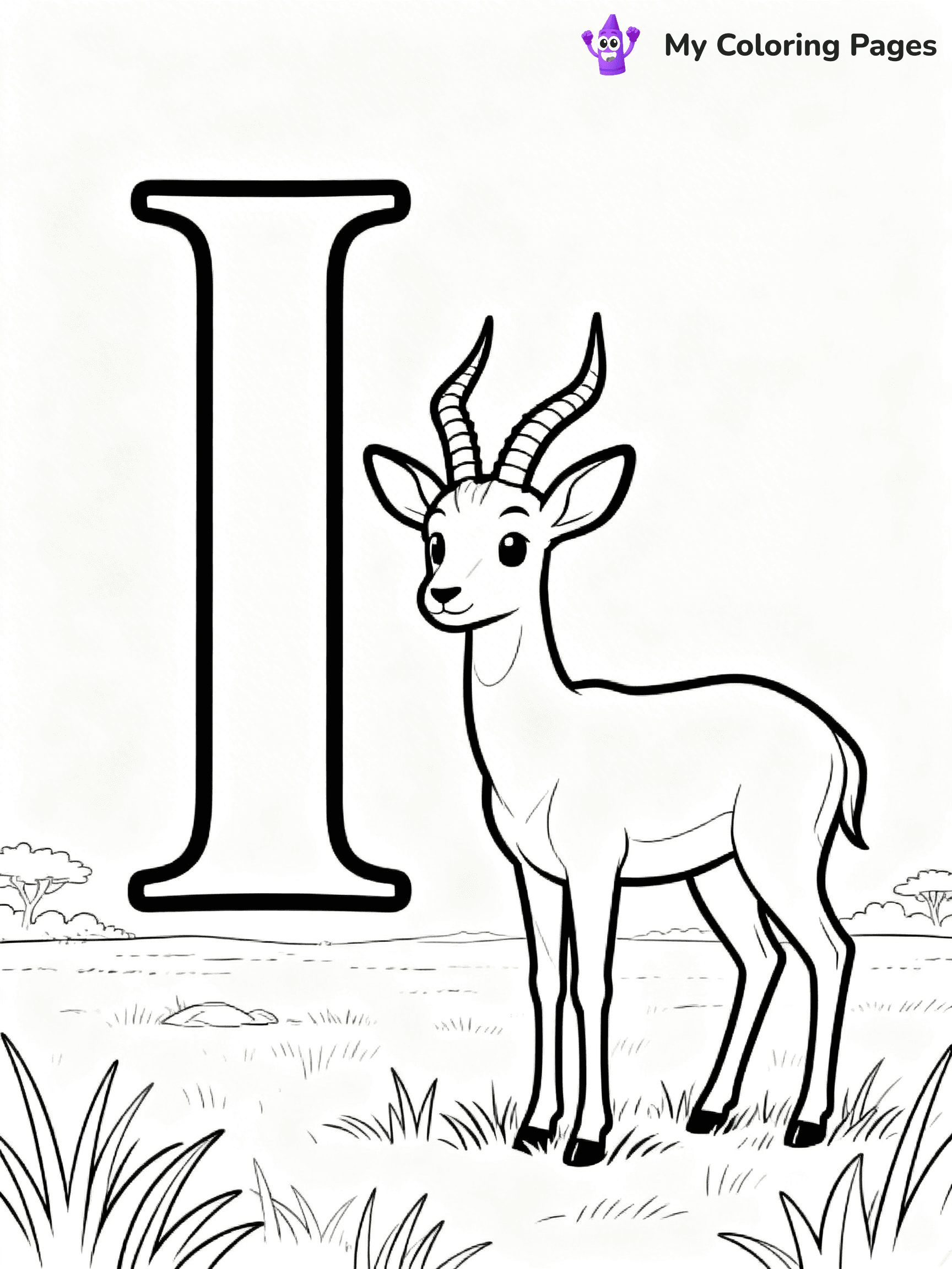 Letter I Coloring Pages - 48
