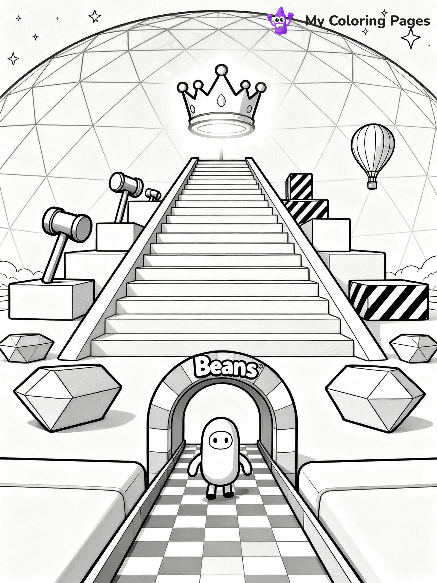 Fall Guys Coloring Pages - 17