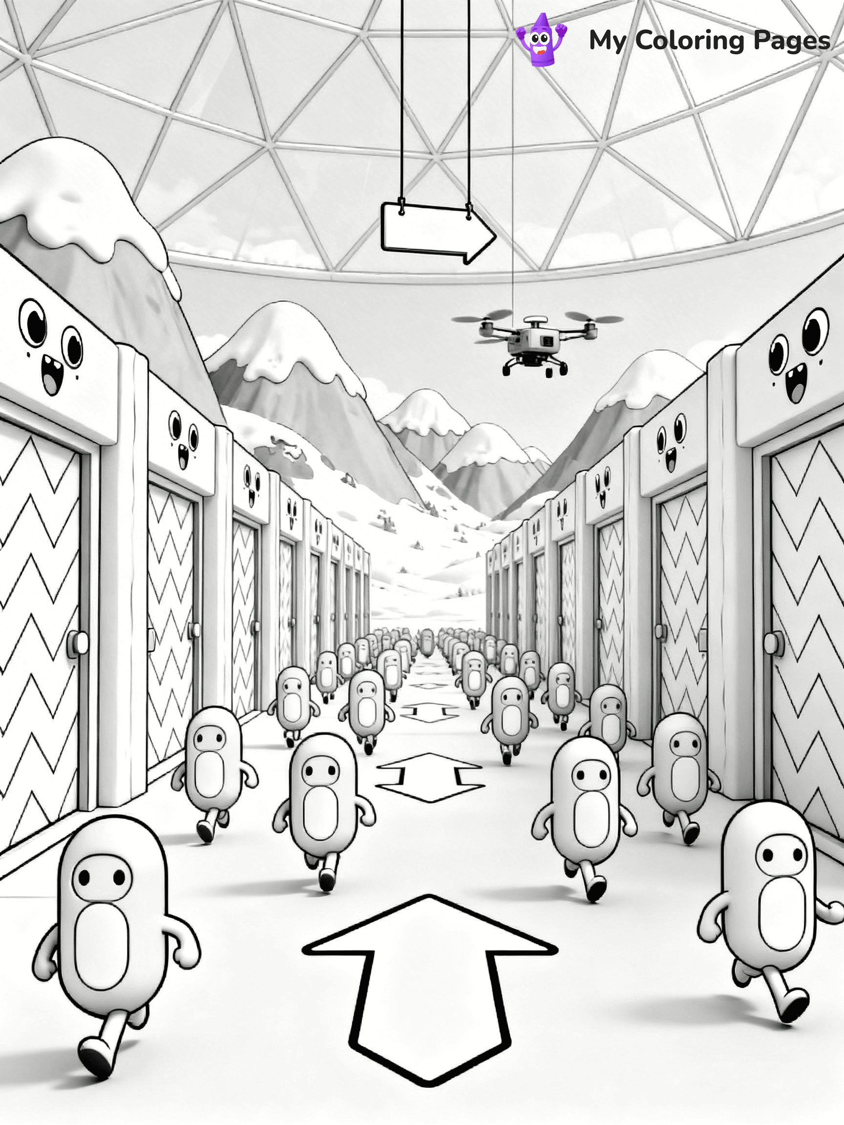 Fall Guys Coloring Pages - 3