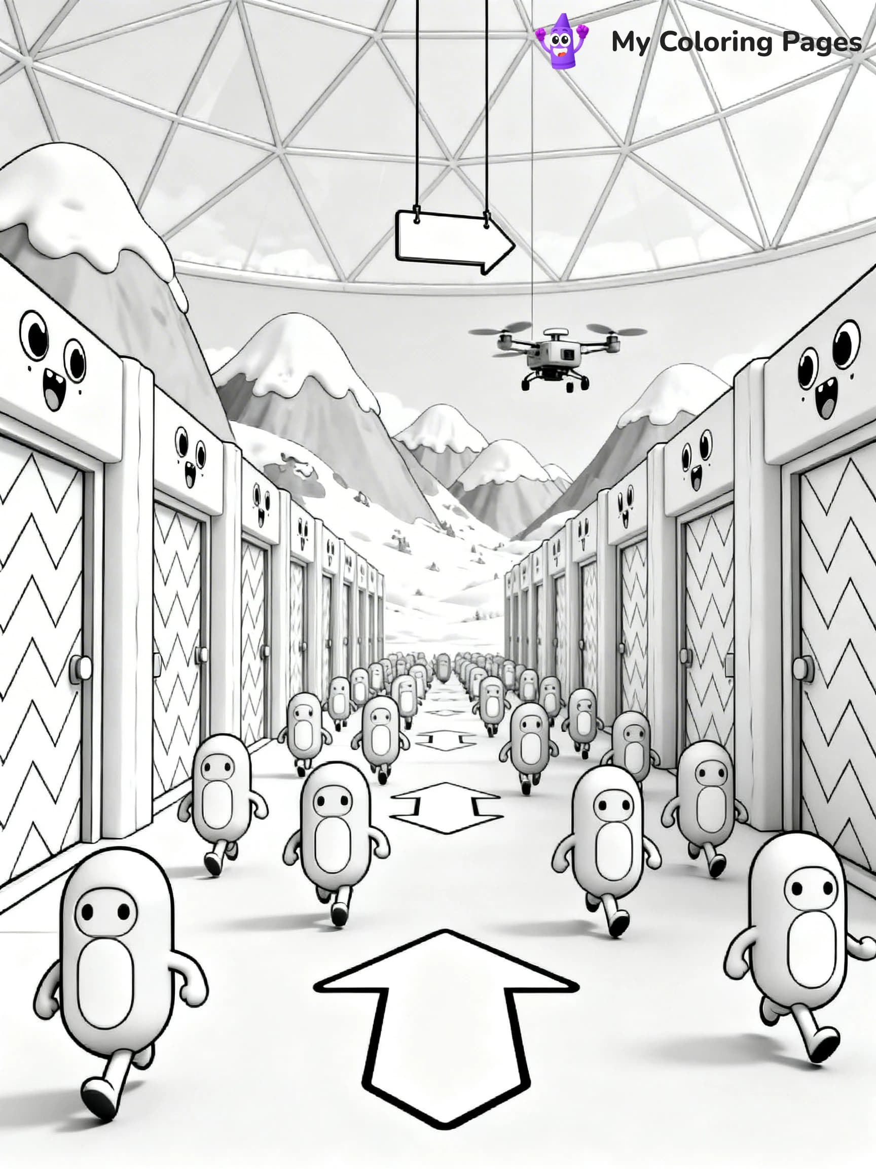 Fall Guys Coloring Pages - 3