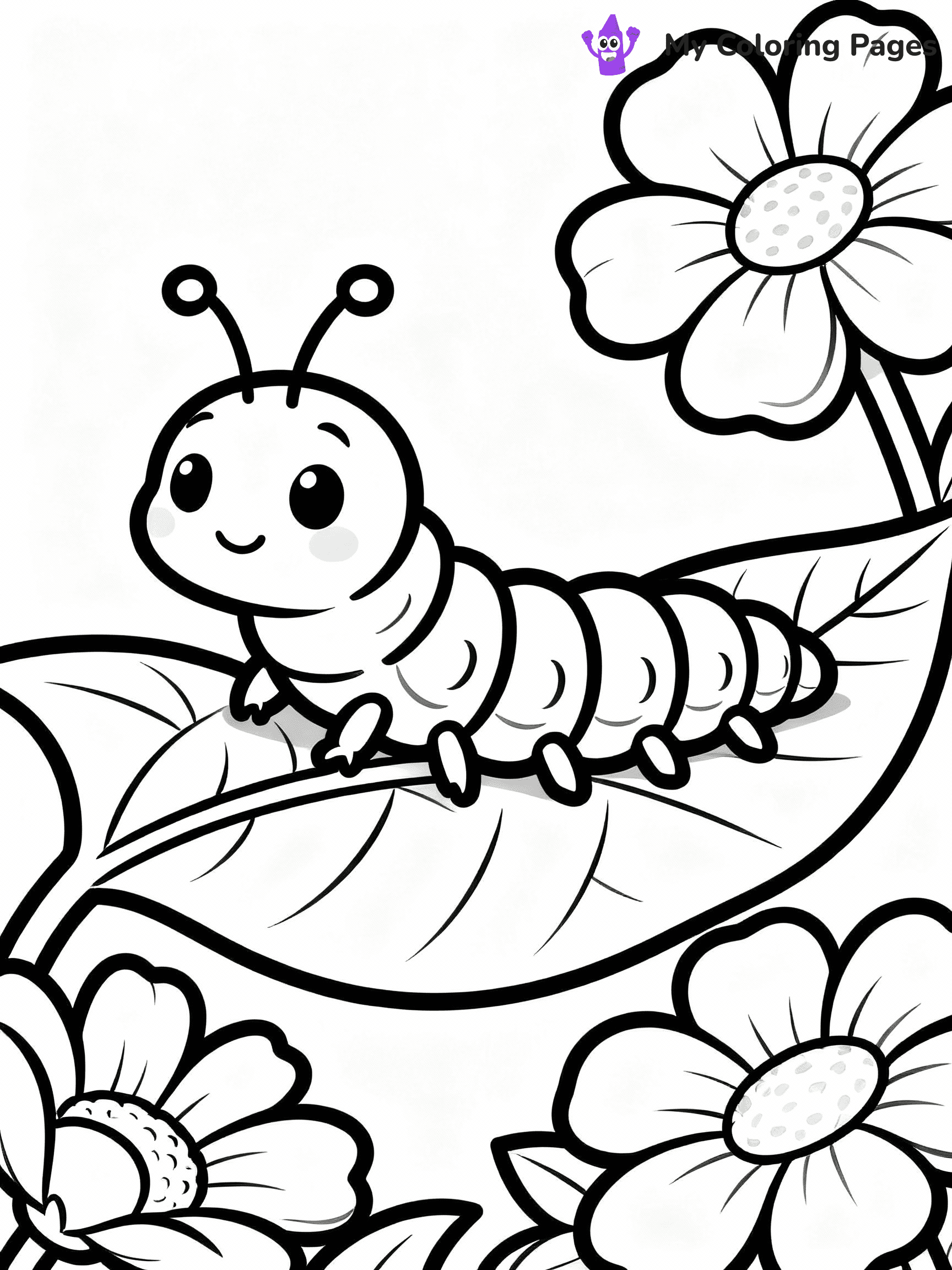 Caterpillar Coloring Pages - 23