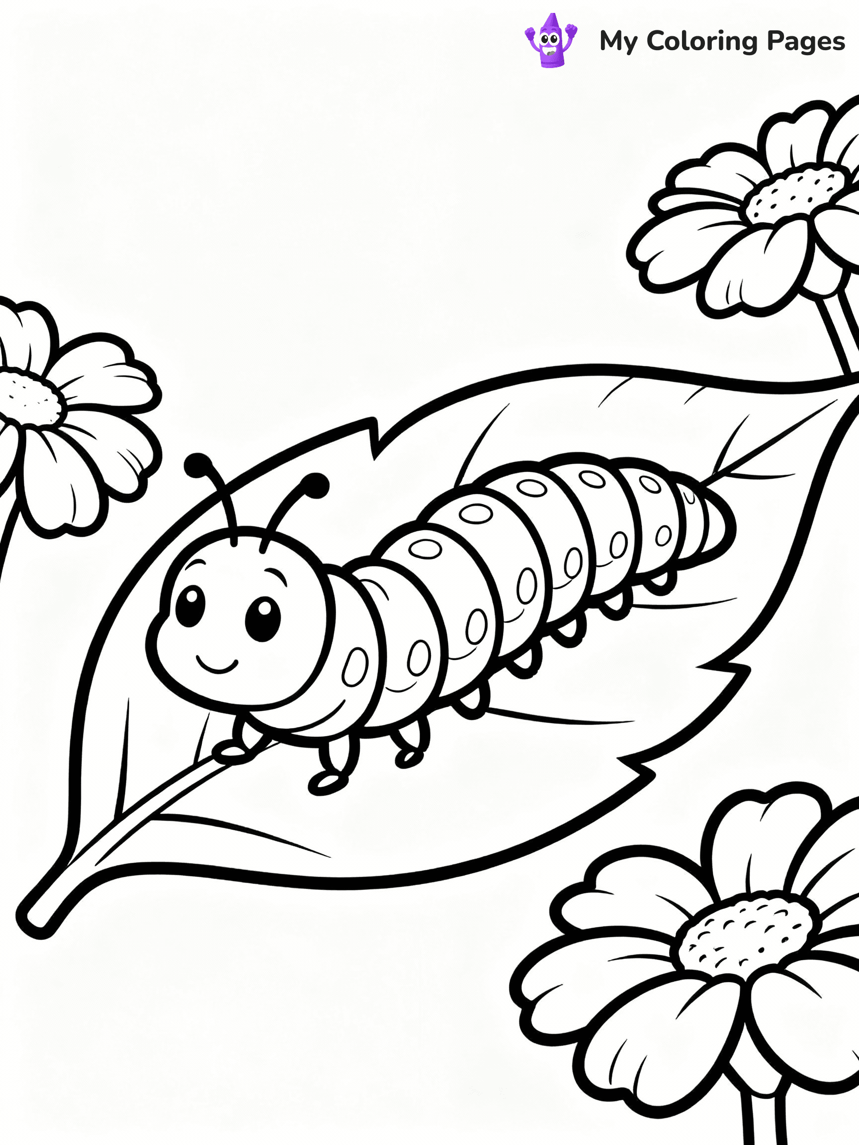 Caterpillar Coloring Pages - 22