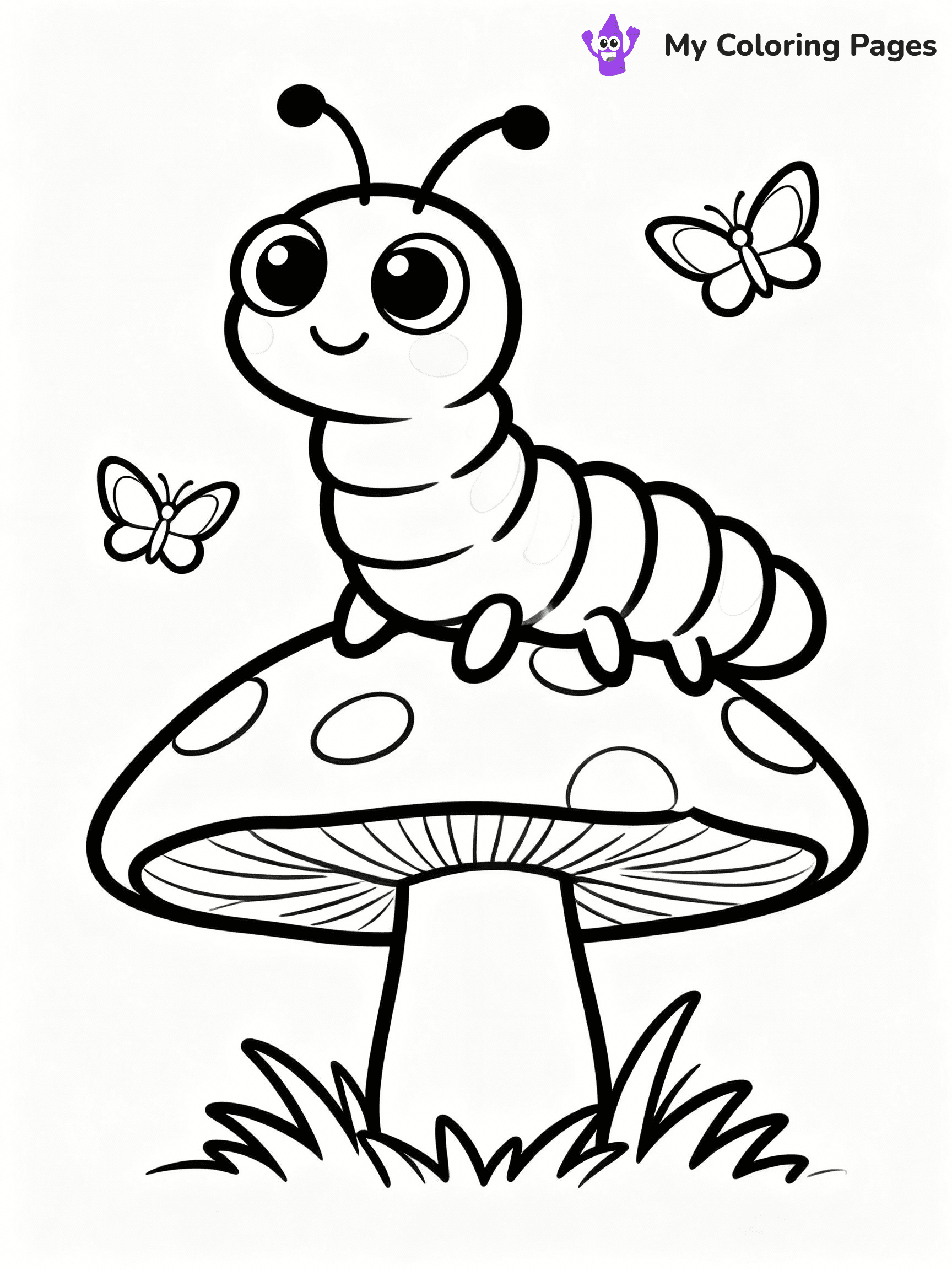 Caterpillar Coloring Pages - 16