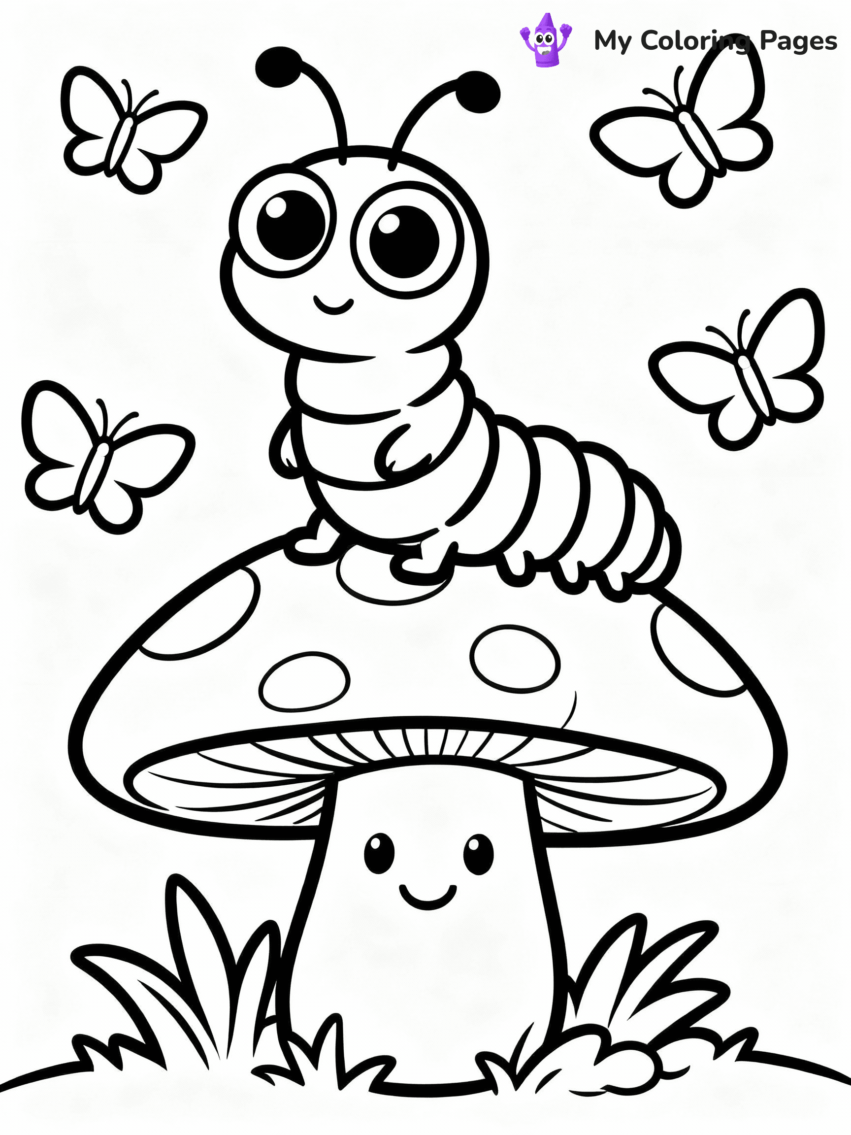 Caterpillar Coloring Pages - 15