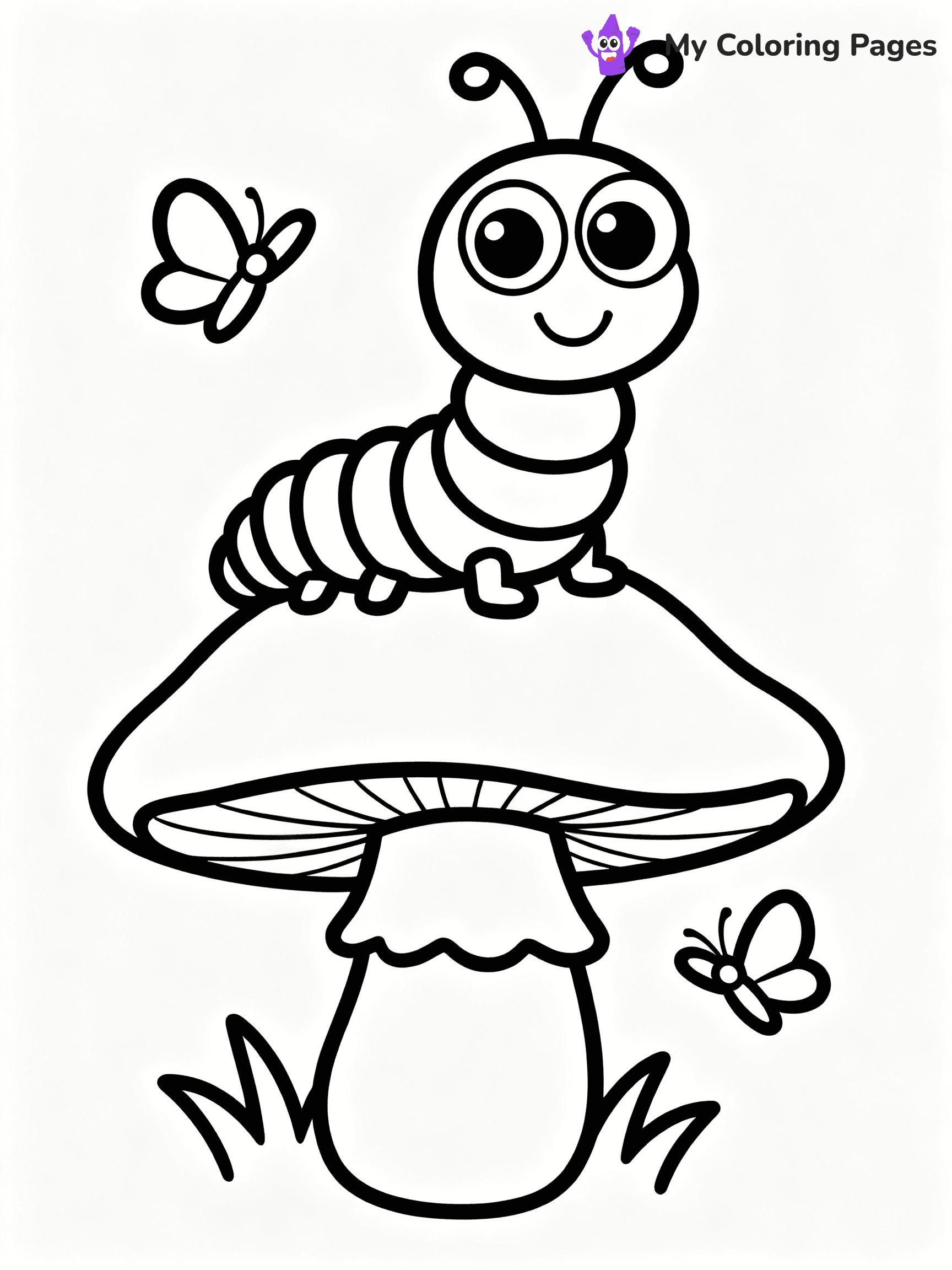 Caterpillar Coloring Pages - 13