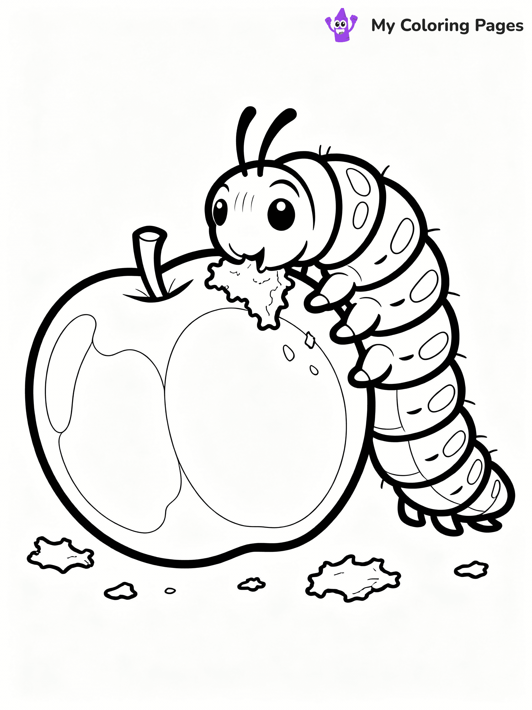 Caterpillar Coloring Pages - 11