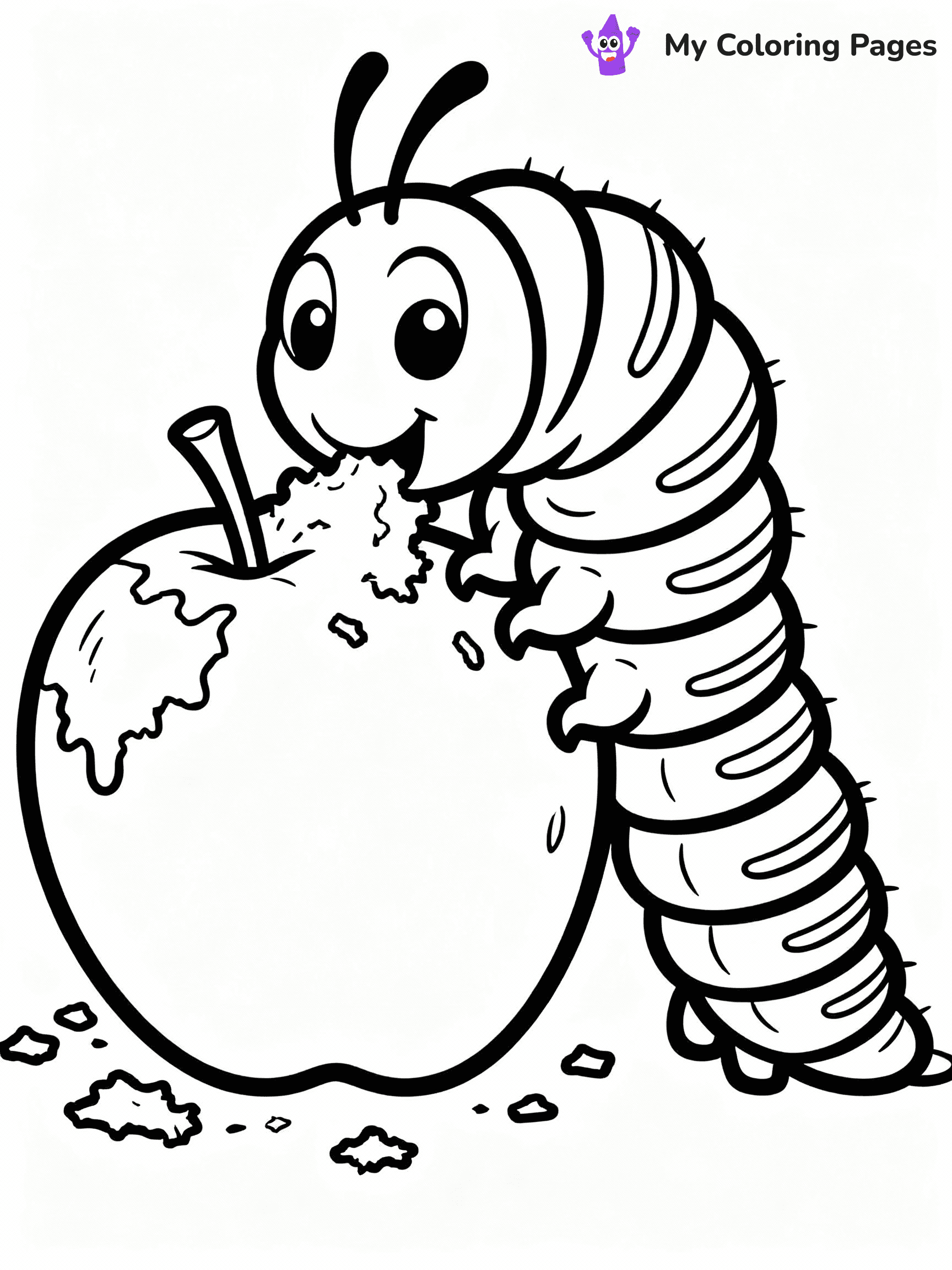Caterpillar Coloring Pages - 10