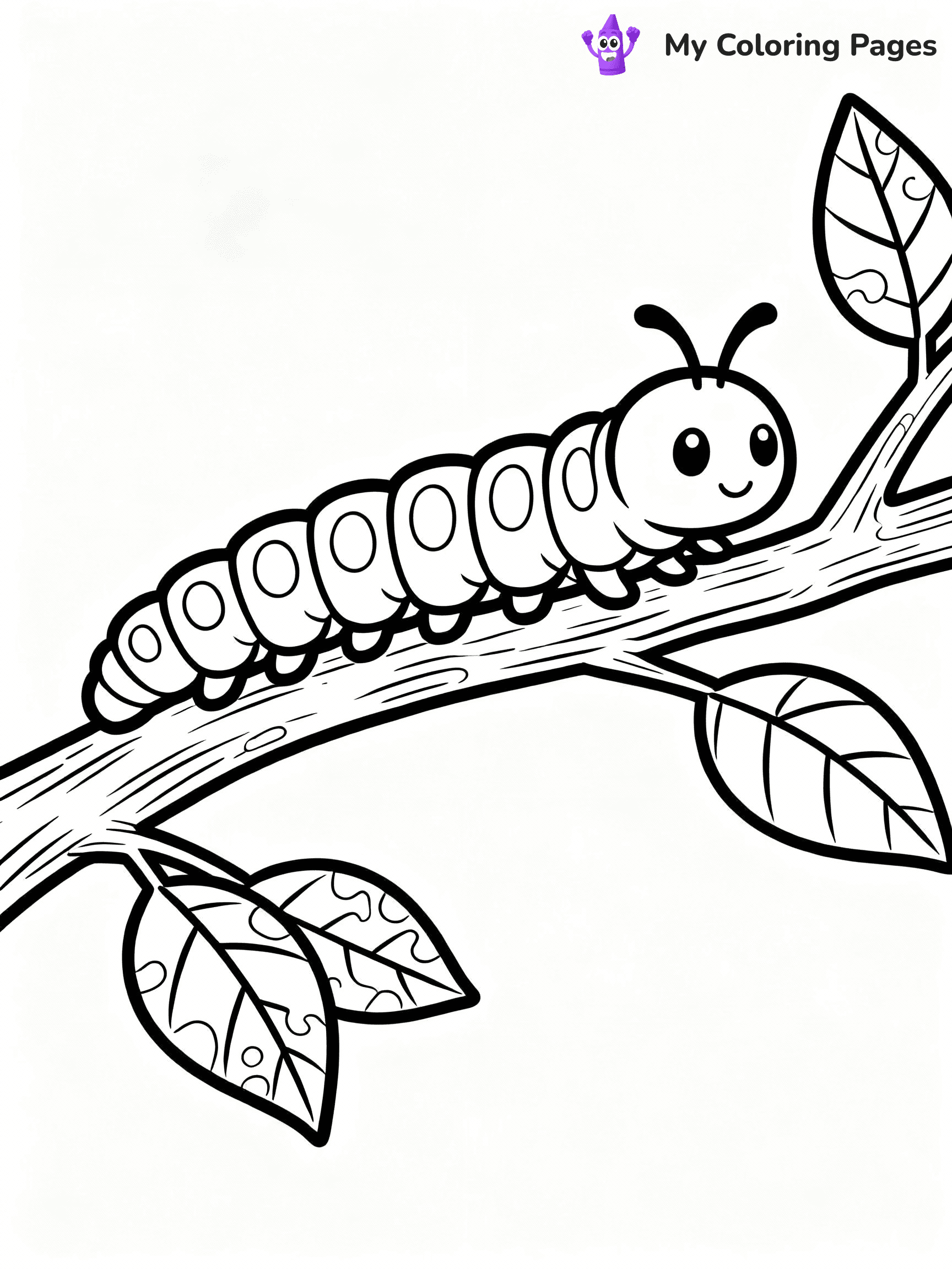 Caterpillar Coloring Pages - 9