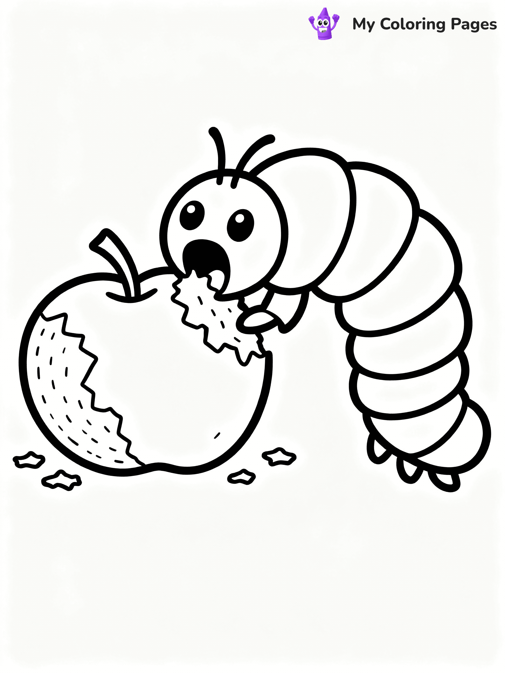 Caterpillar Coloring Pages - 8