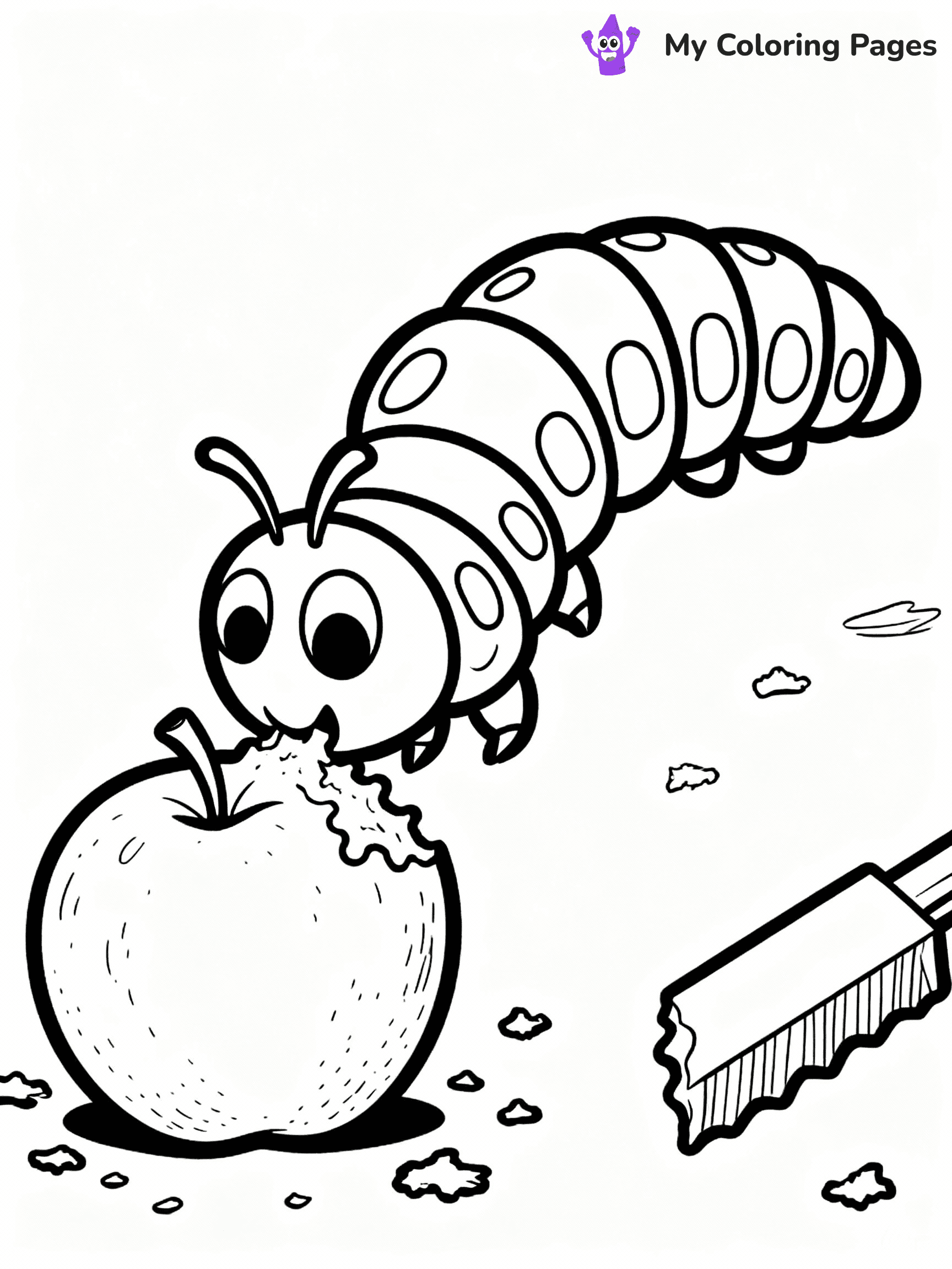 Caterpillar Coloring Pages - 6