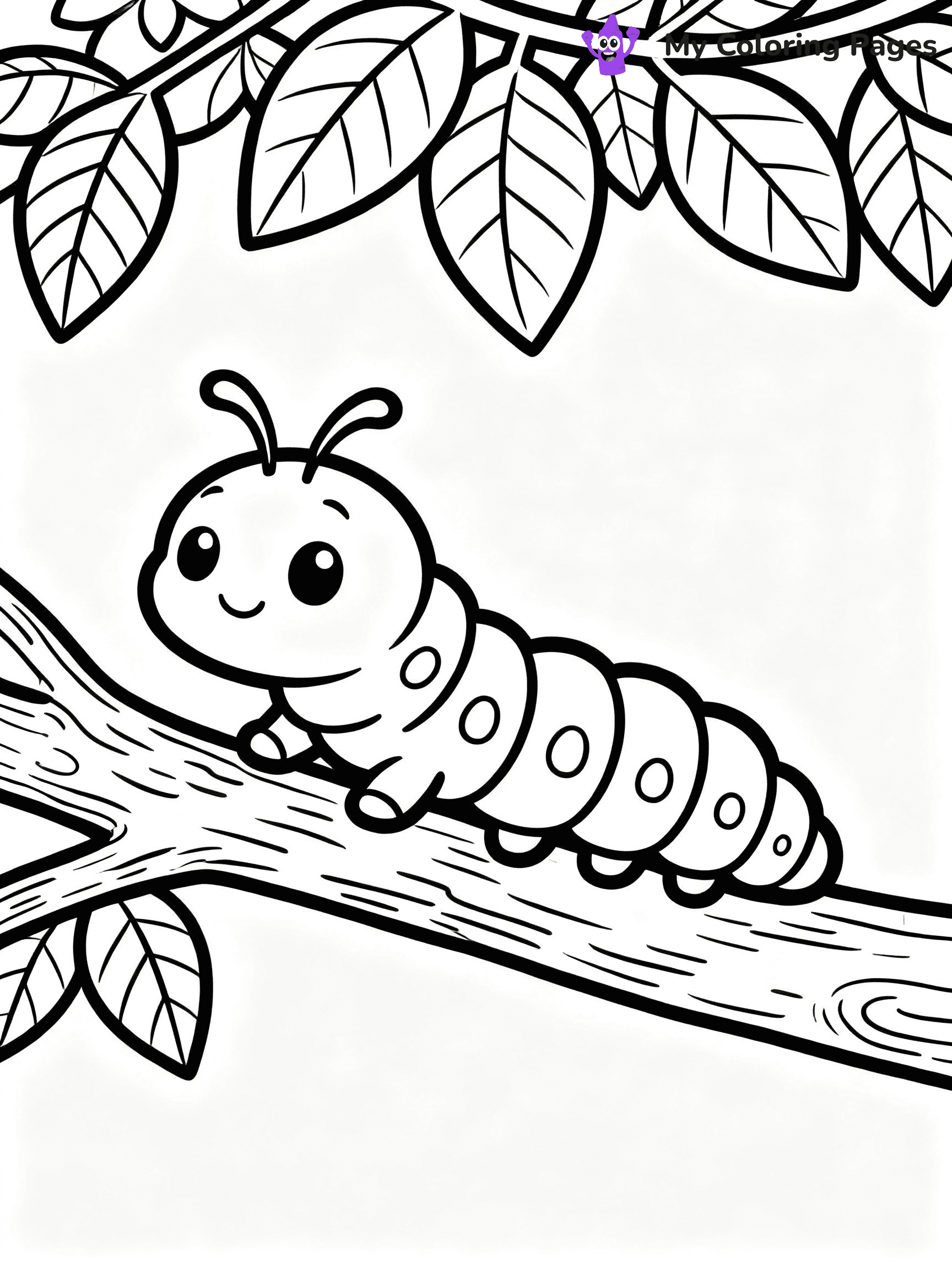 Caterpillar Coloring Pages - 5