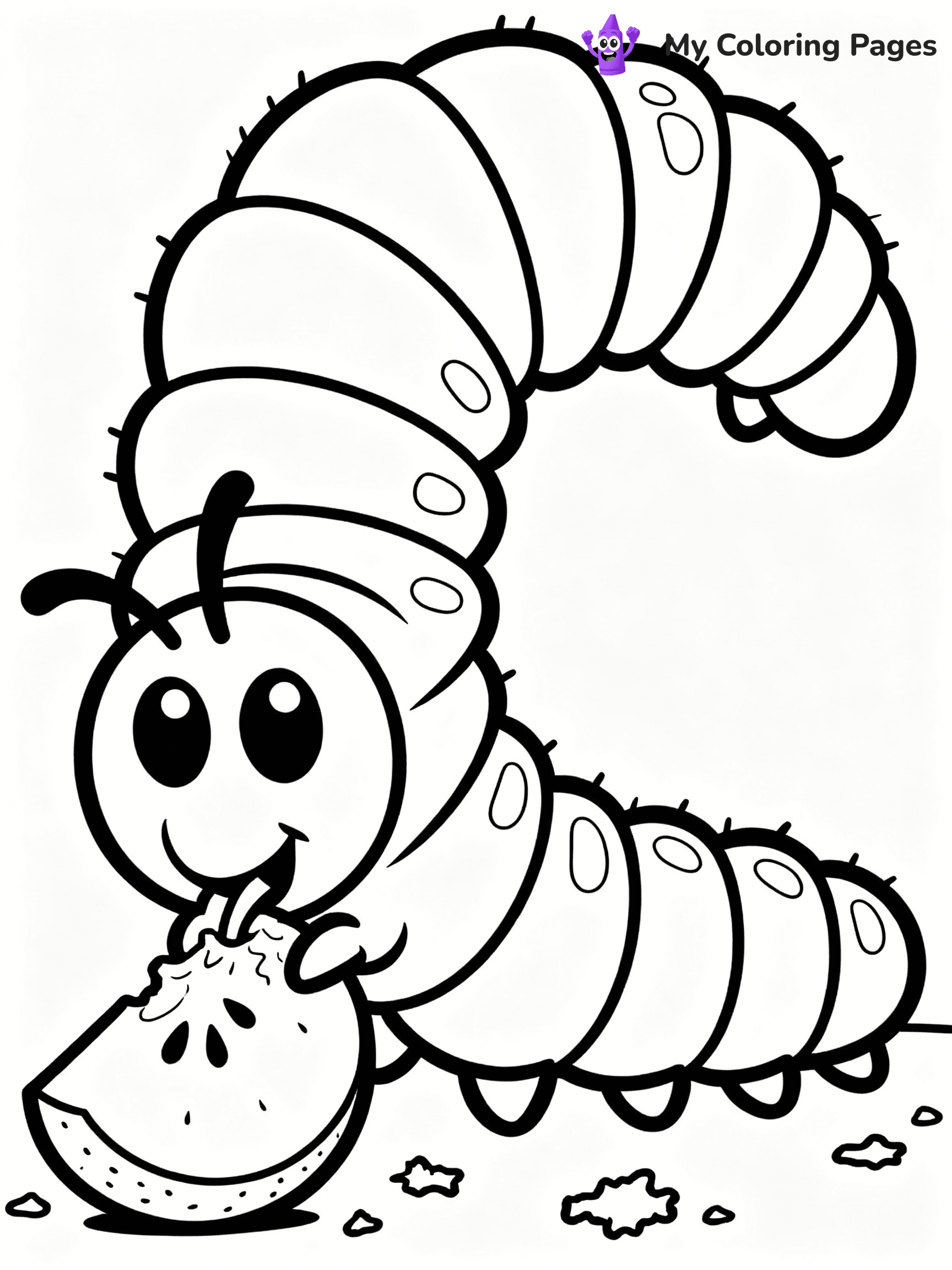 Caterpillar Coloring Pages - 4