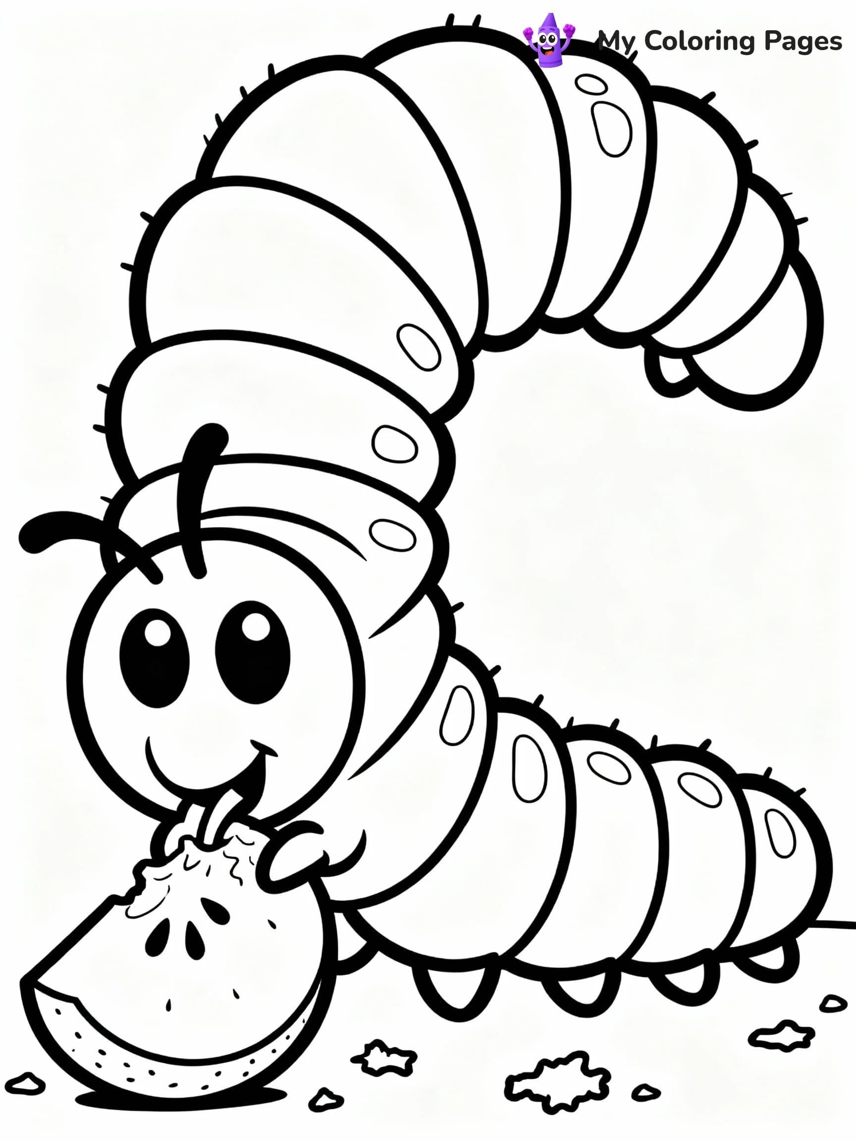 Caterpillar Coloring Pages - 4