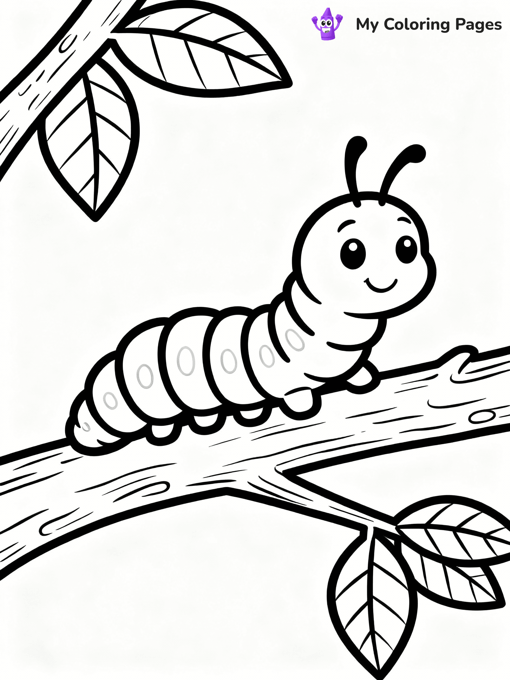 Caterpillar Coloring Pages - 3