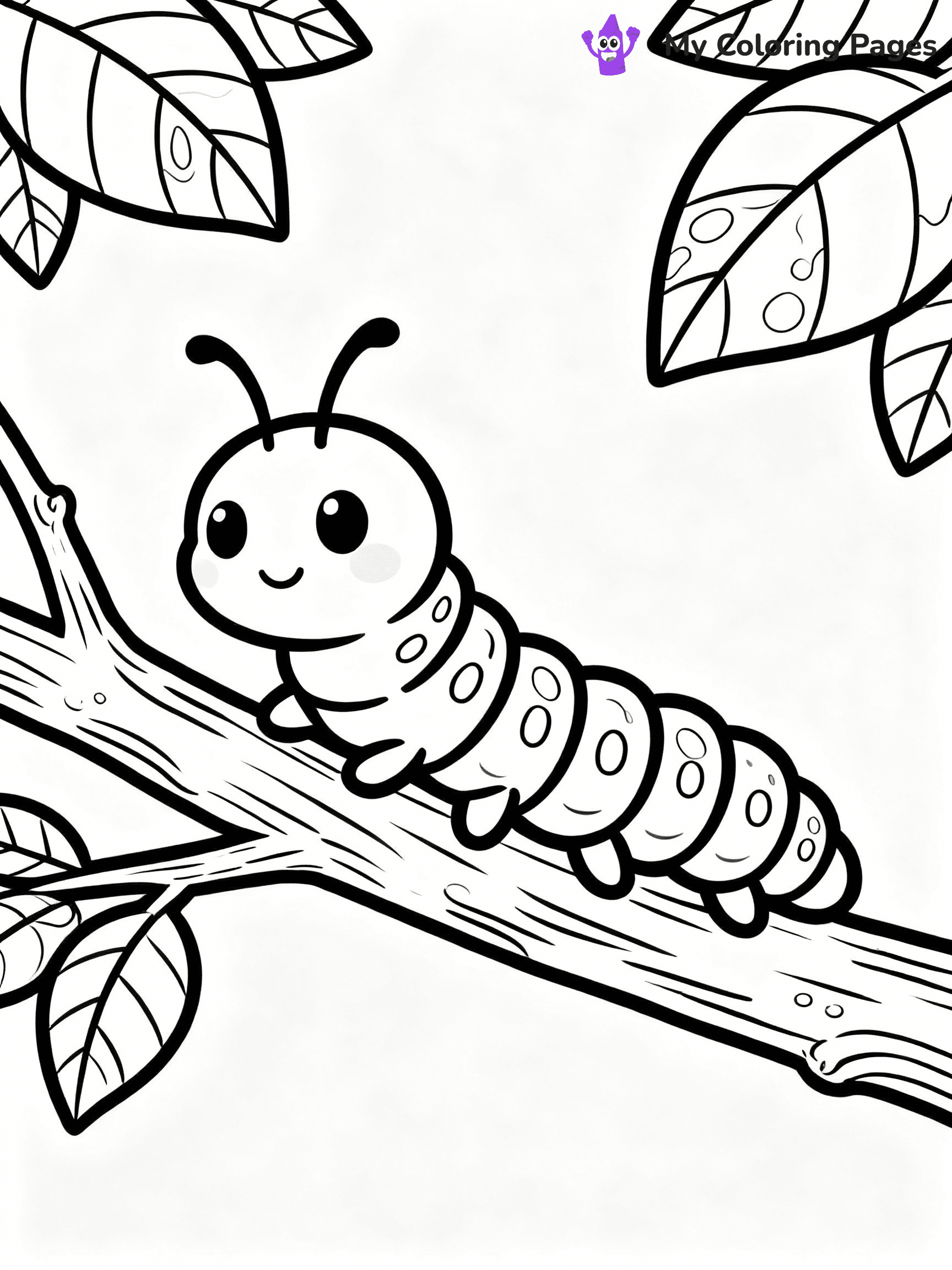 Caterpillar Coloring Pages - 2