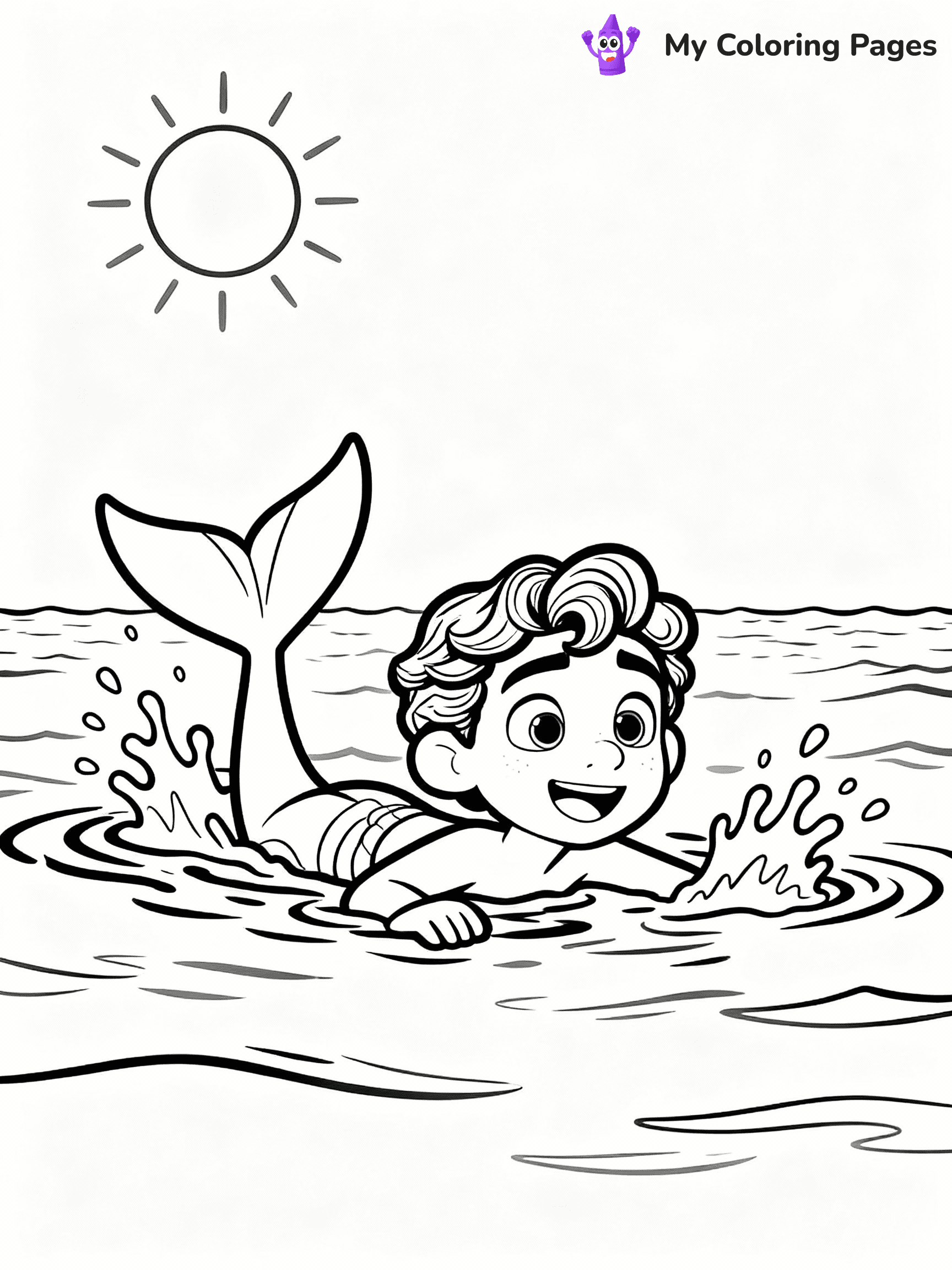 Luca Coloring Pages - 5
