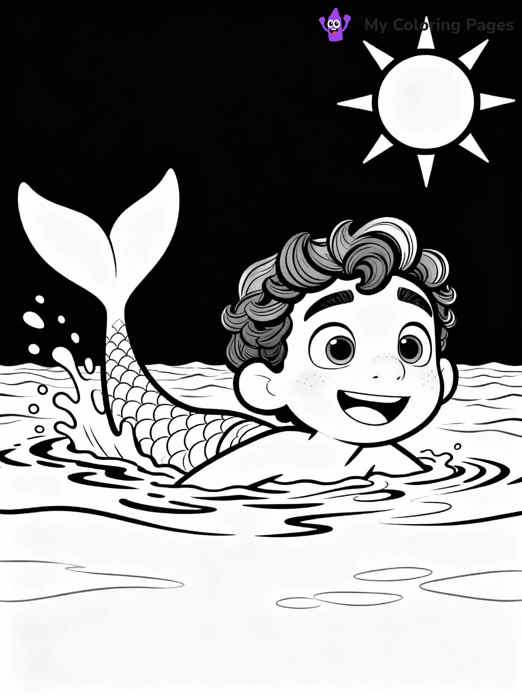 Luca Coloring Pages - 3