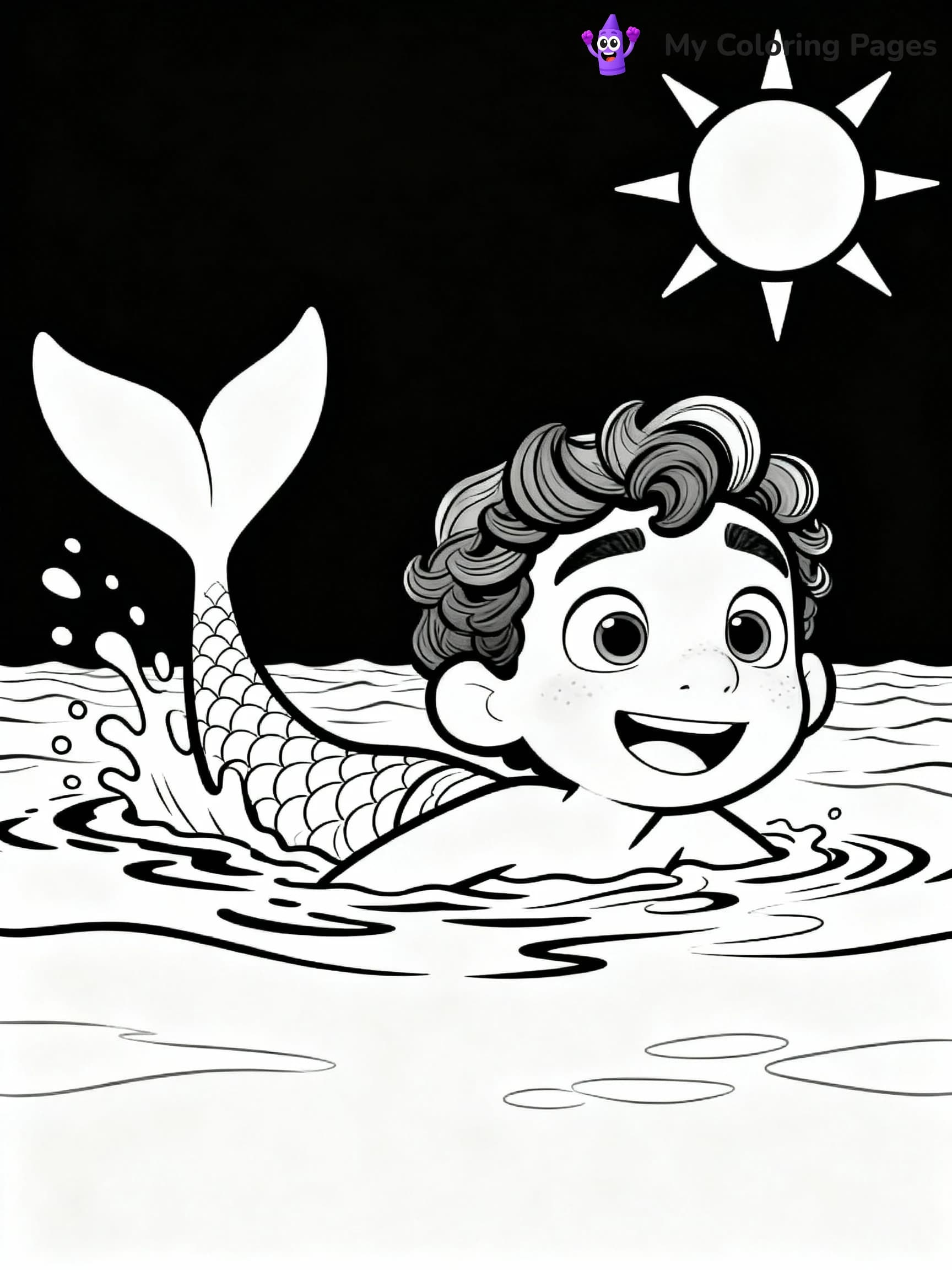 Luca Coloring Pages - 3