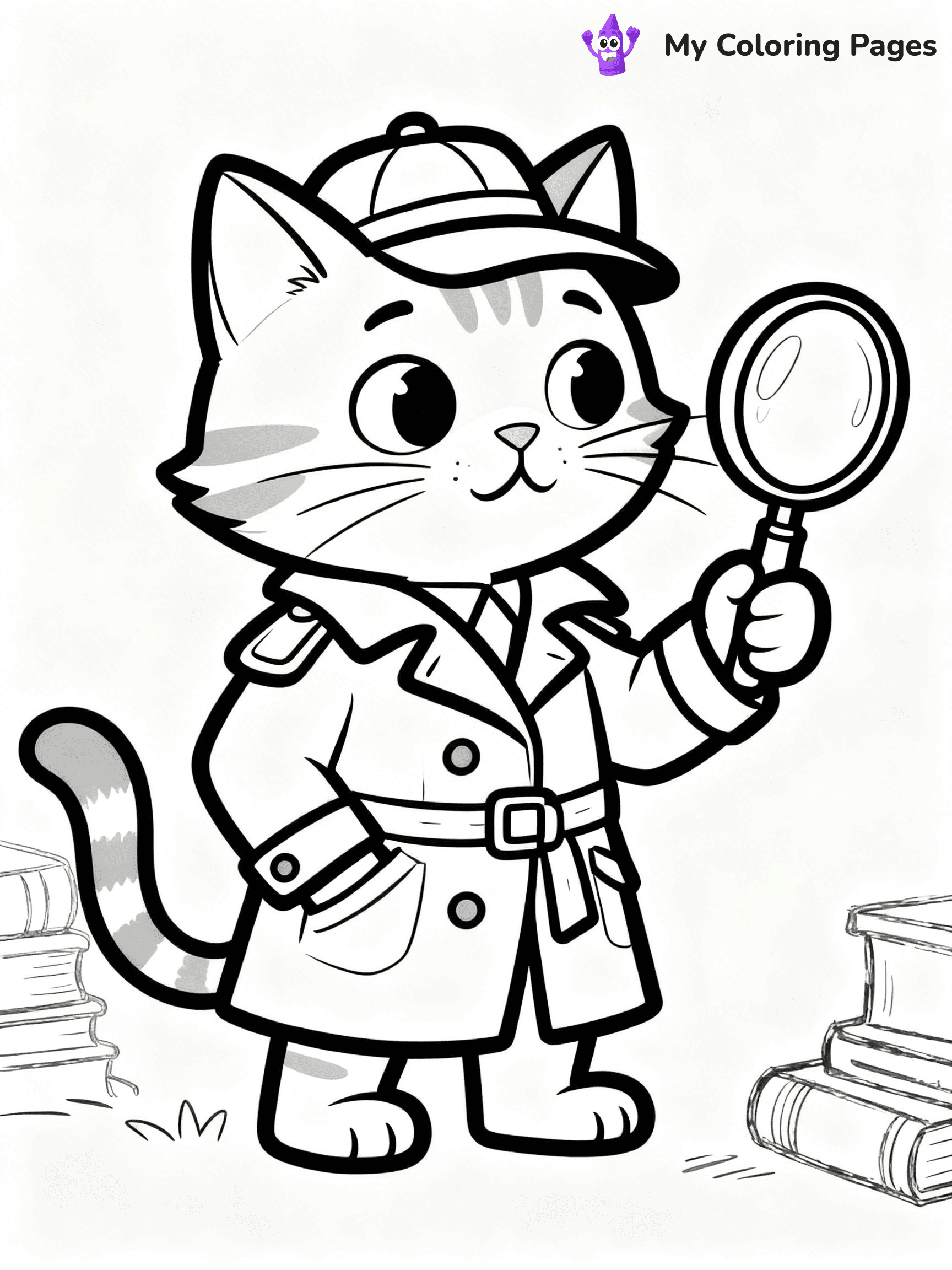 Detective Coloring Pages - 21