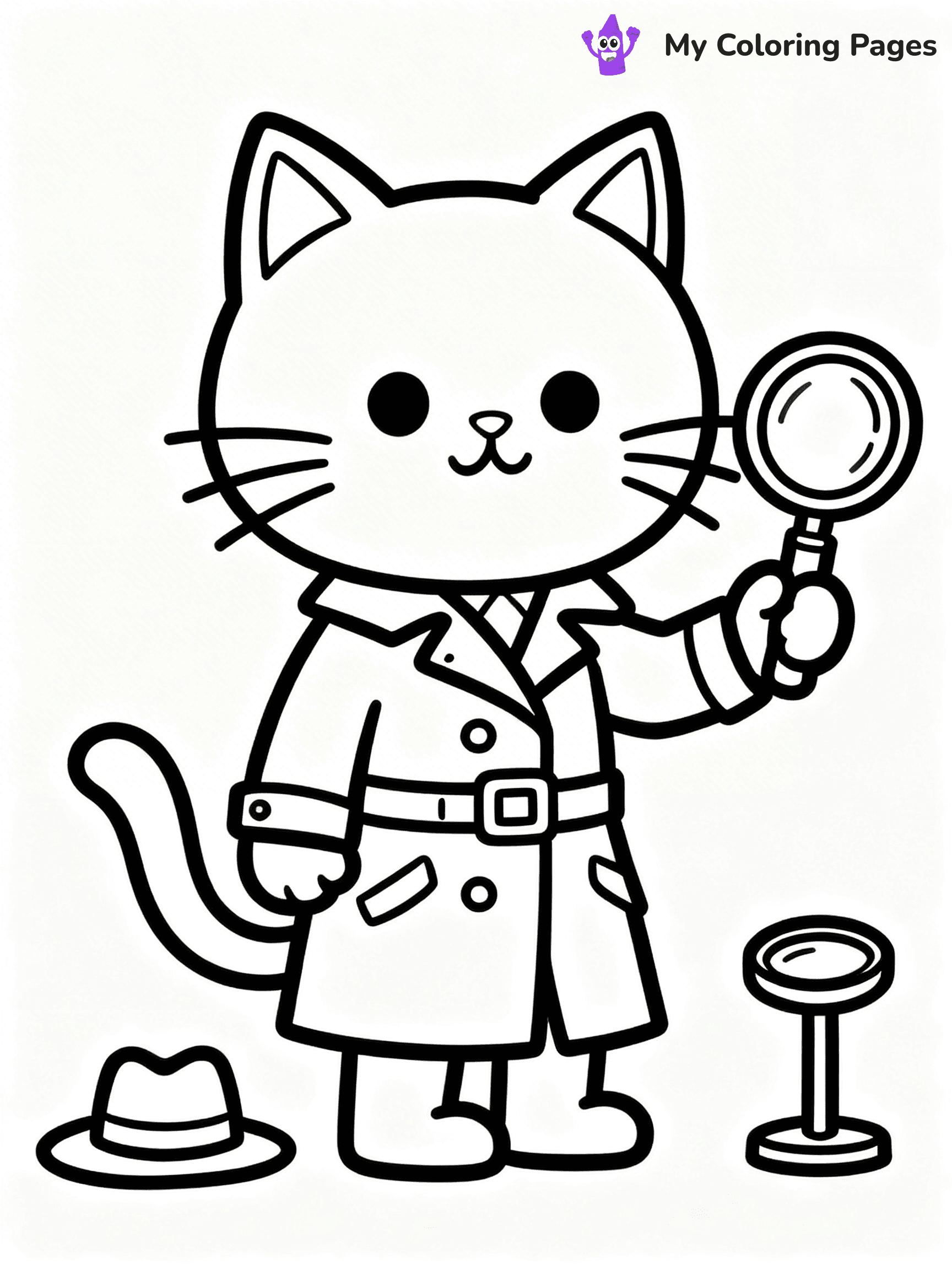 Detective Coloring Pages - 20