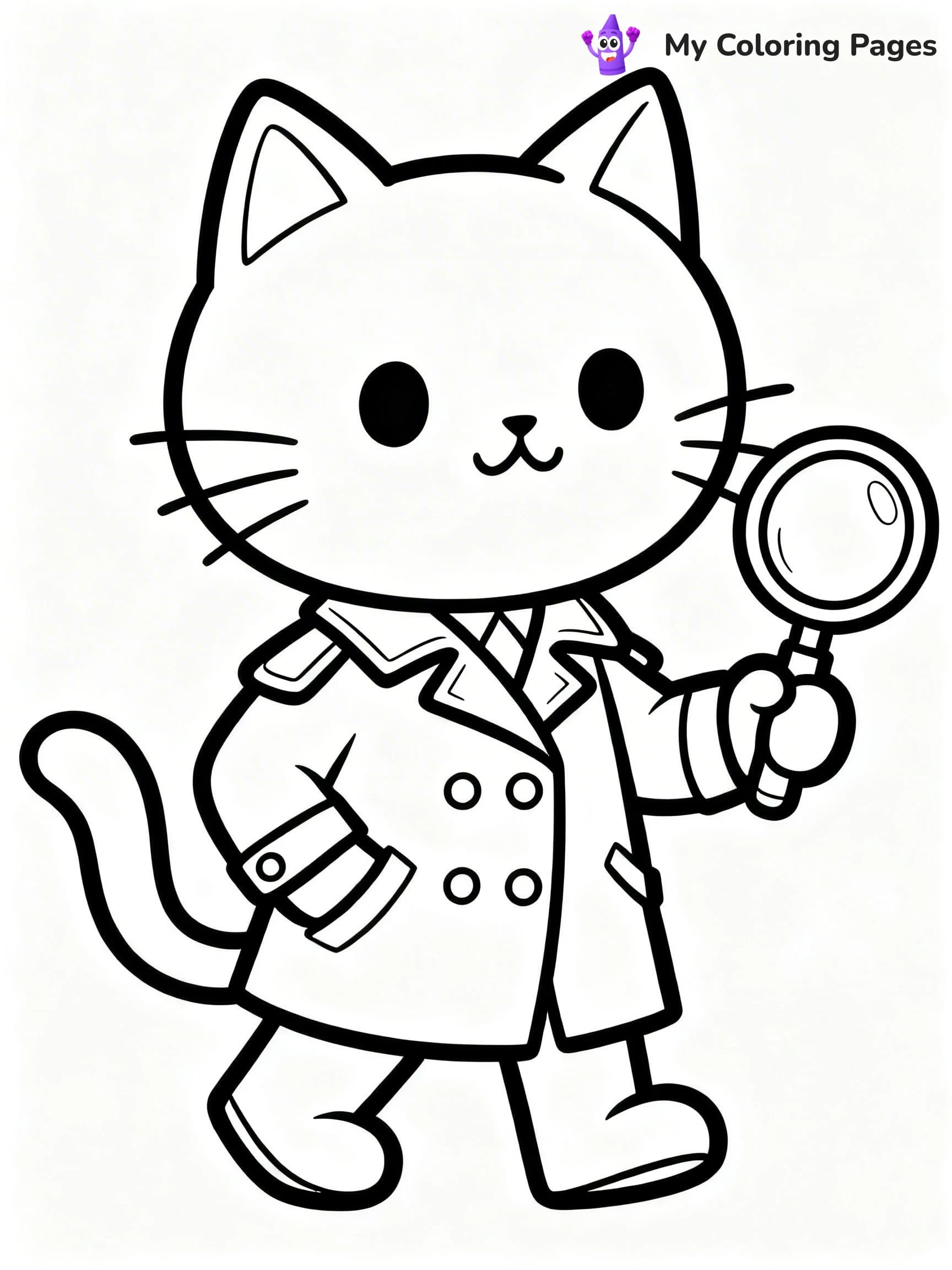 Detective Coloring Pages - 19