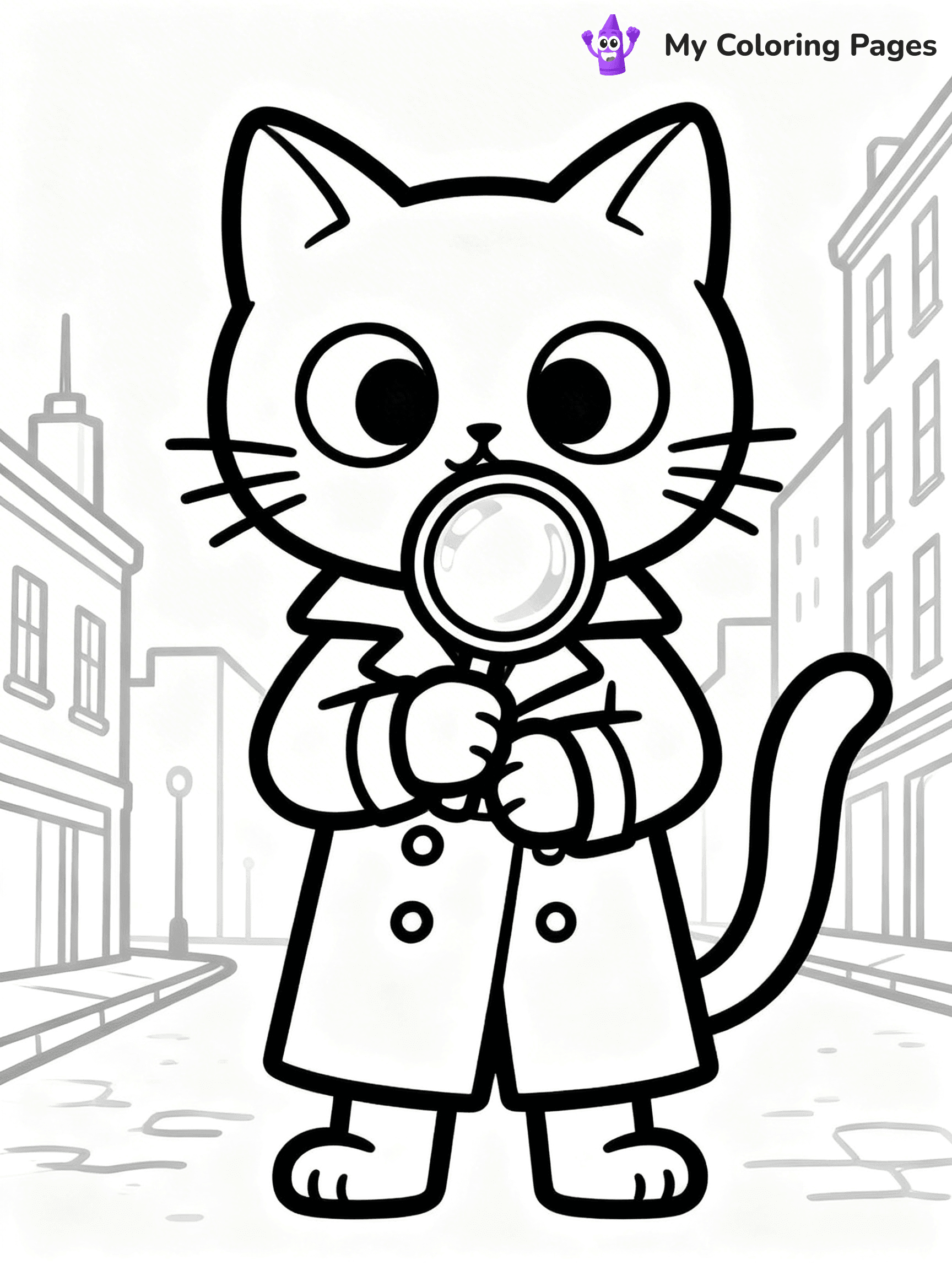 Detective Coloring Pages - 18