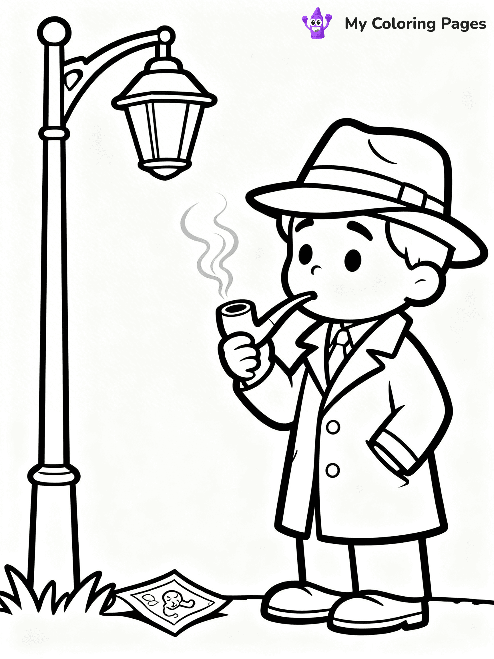 Detective Coloring Pages - 16