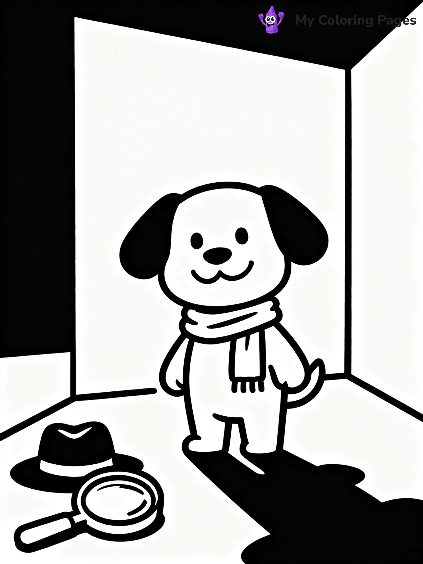 Detective Coloring Pages - 9