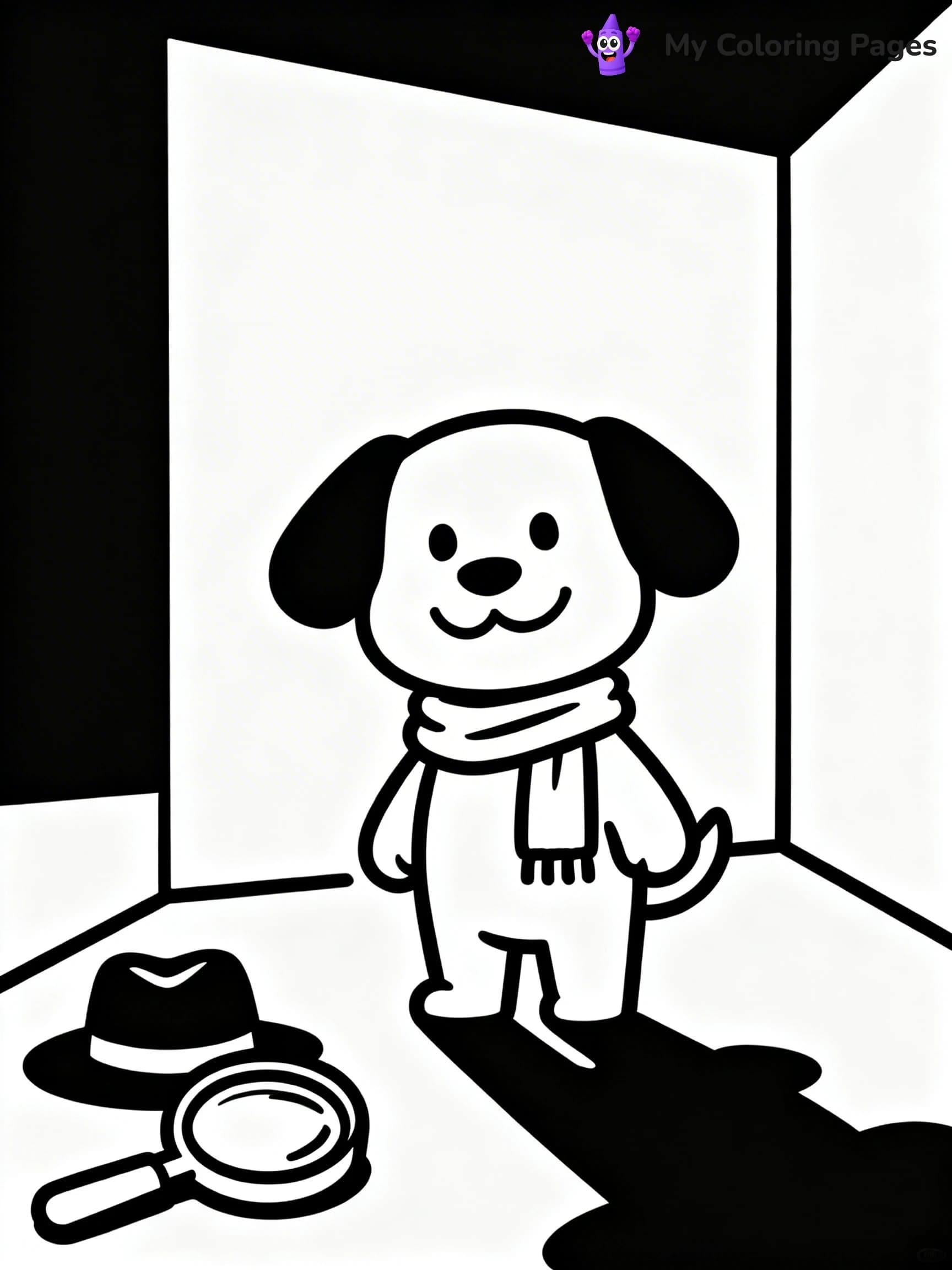 Detective Coloring Pages - 9