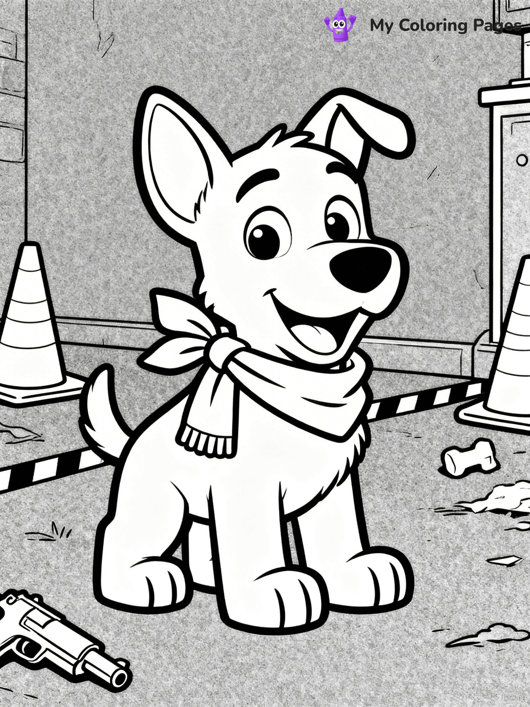 Detective Coloring Pages - 7