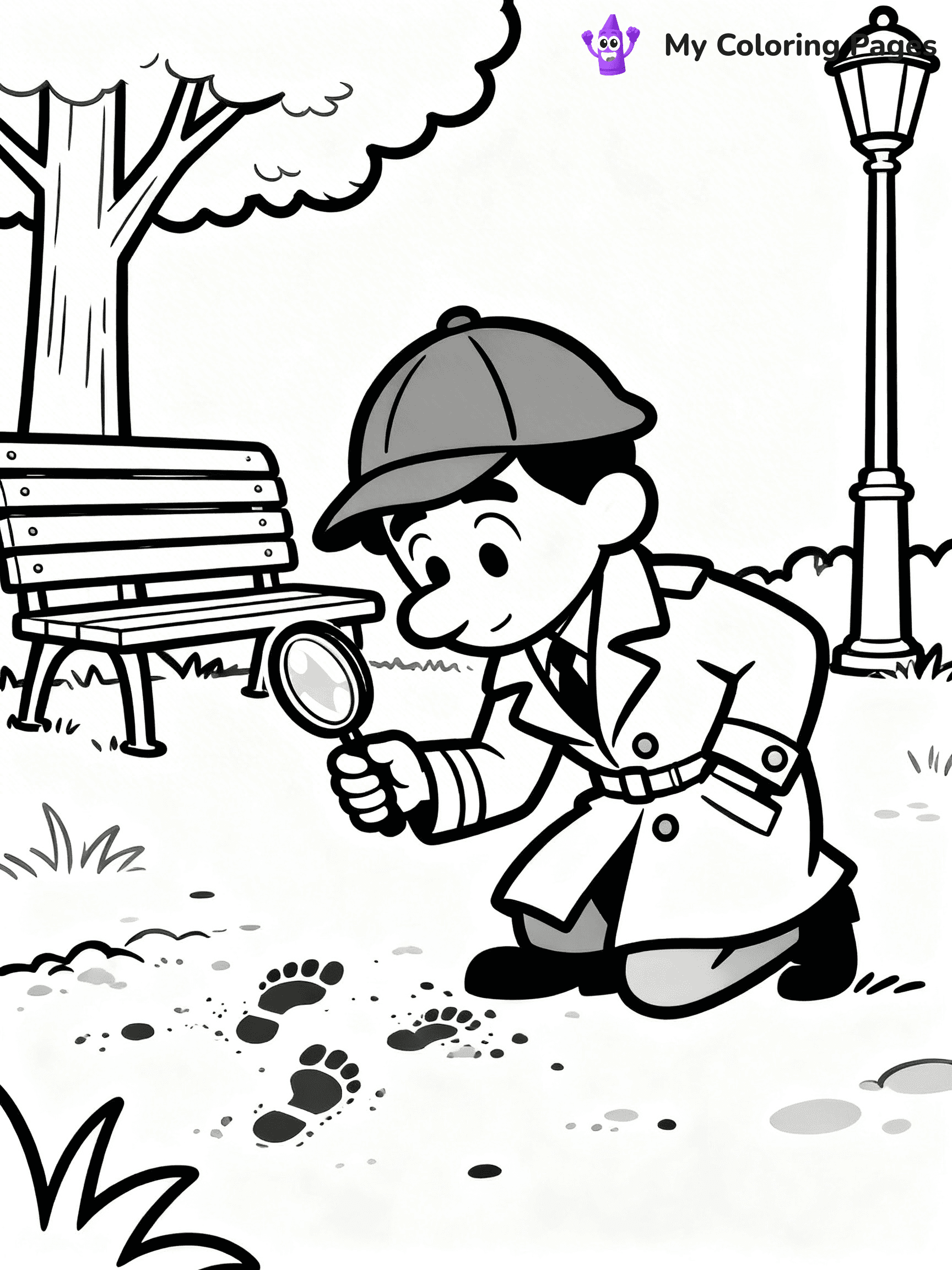 Detective Coloring Pages - 6