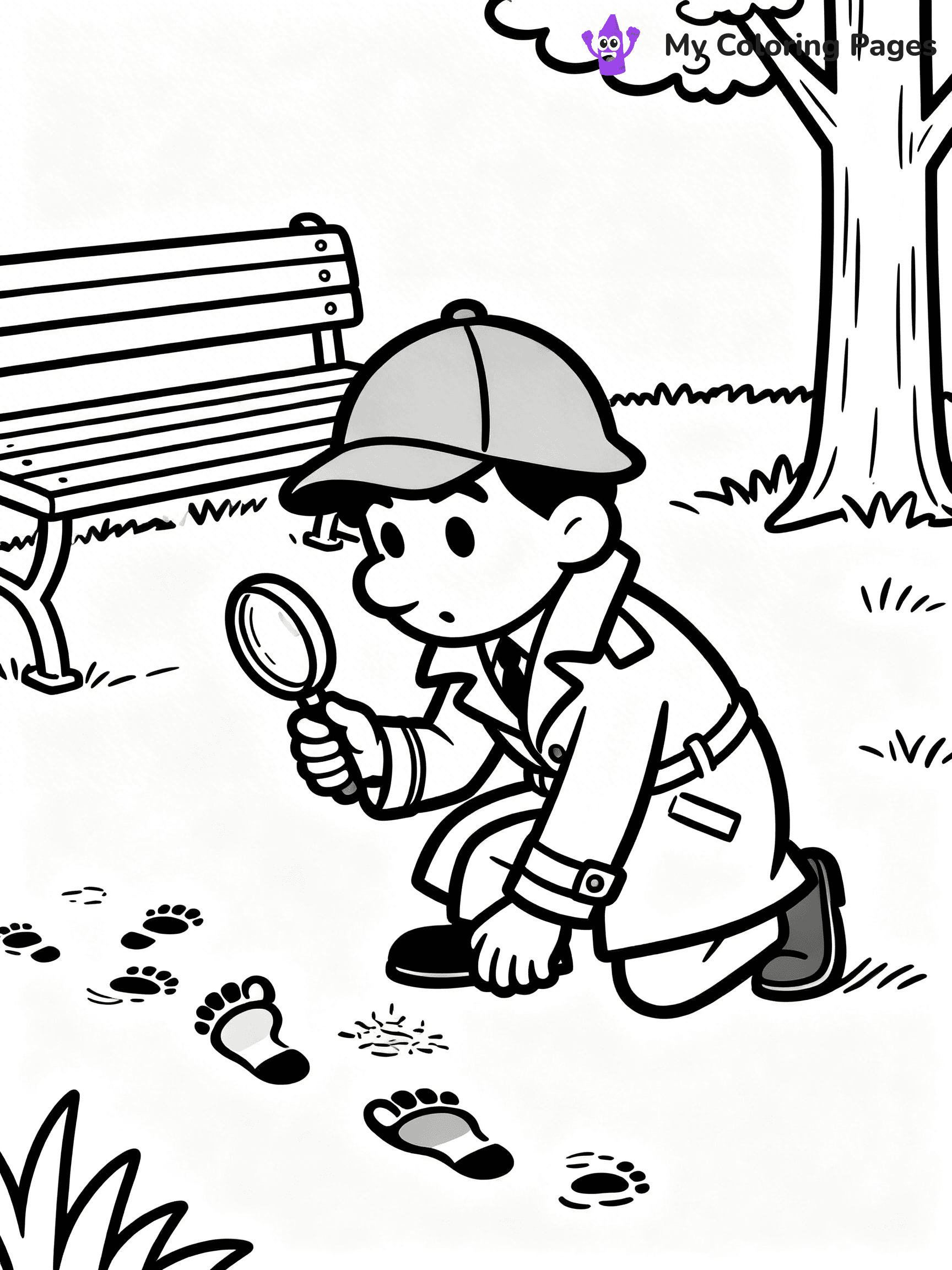 Detective Coloring Pages - 5