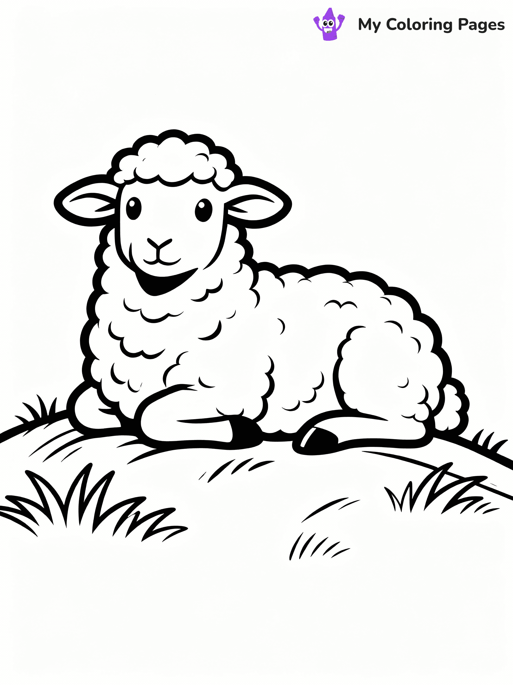 Sheep Coloring Pages - 41