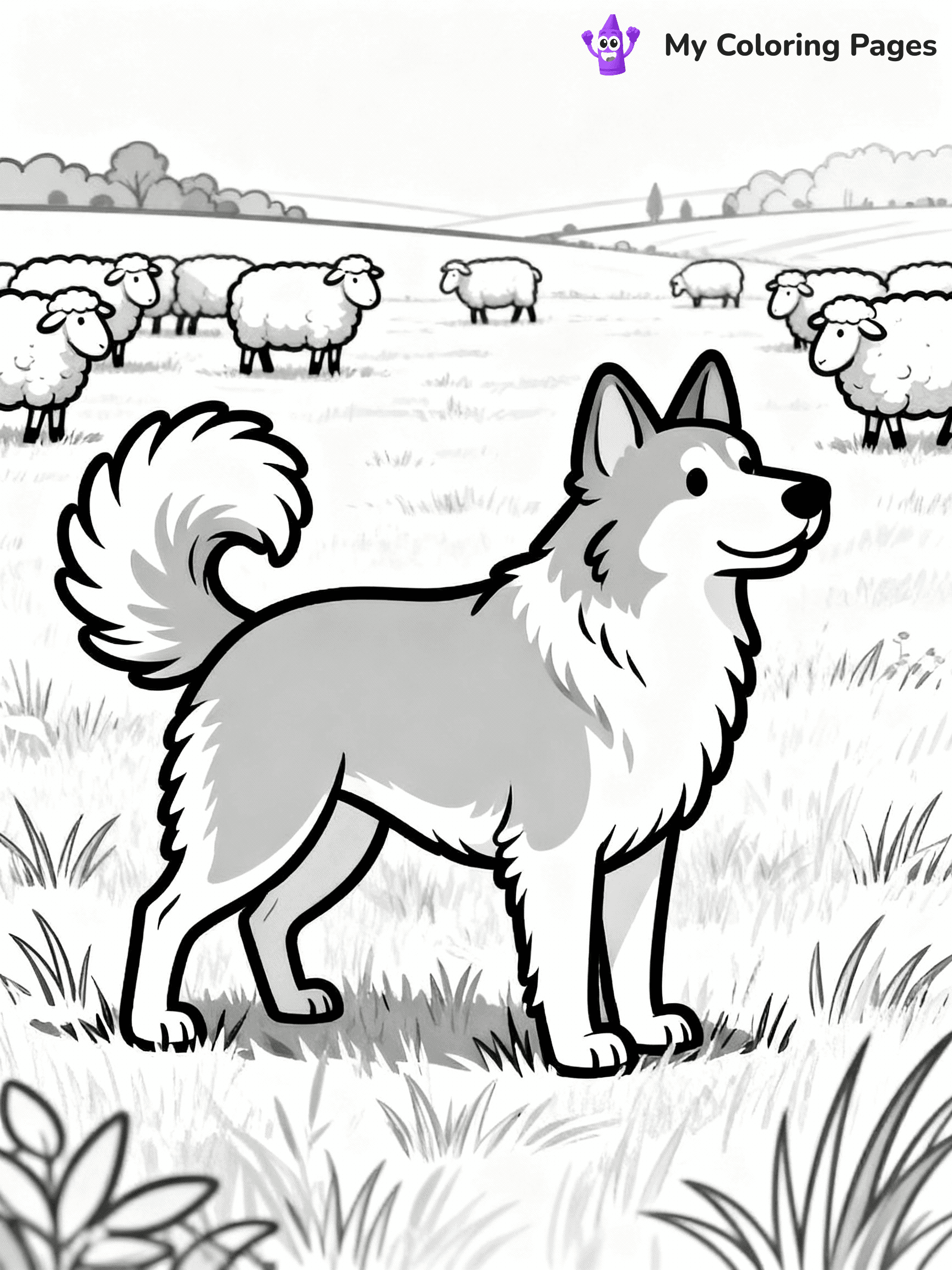 Sheep Coloring Pages - 27