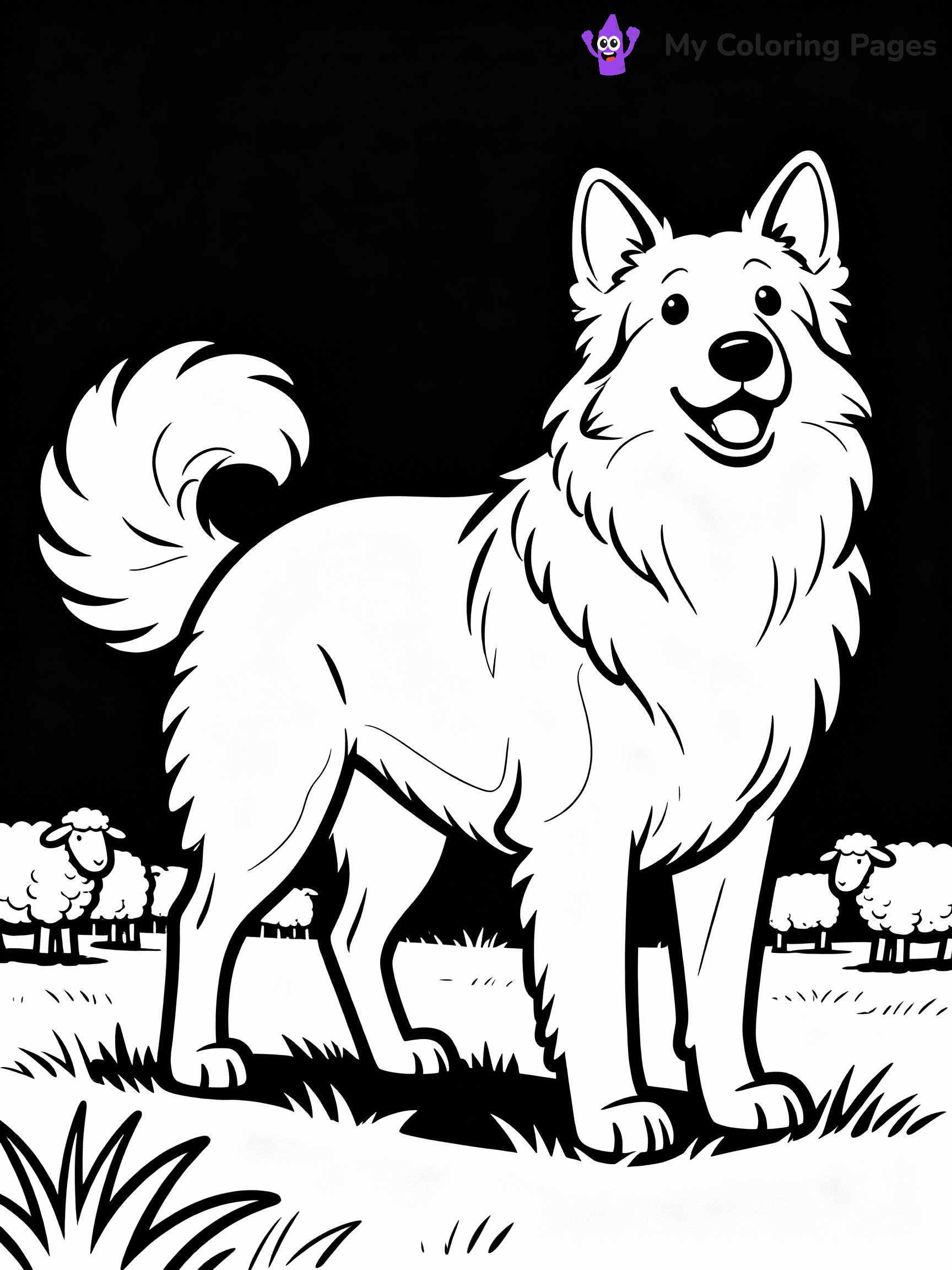 Sheep Coloring Pages - 24